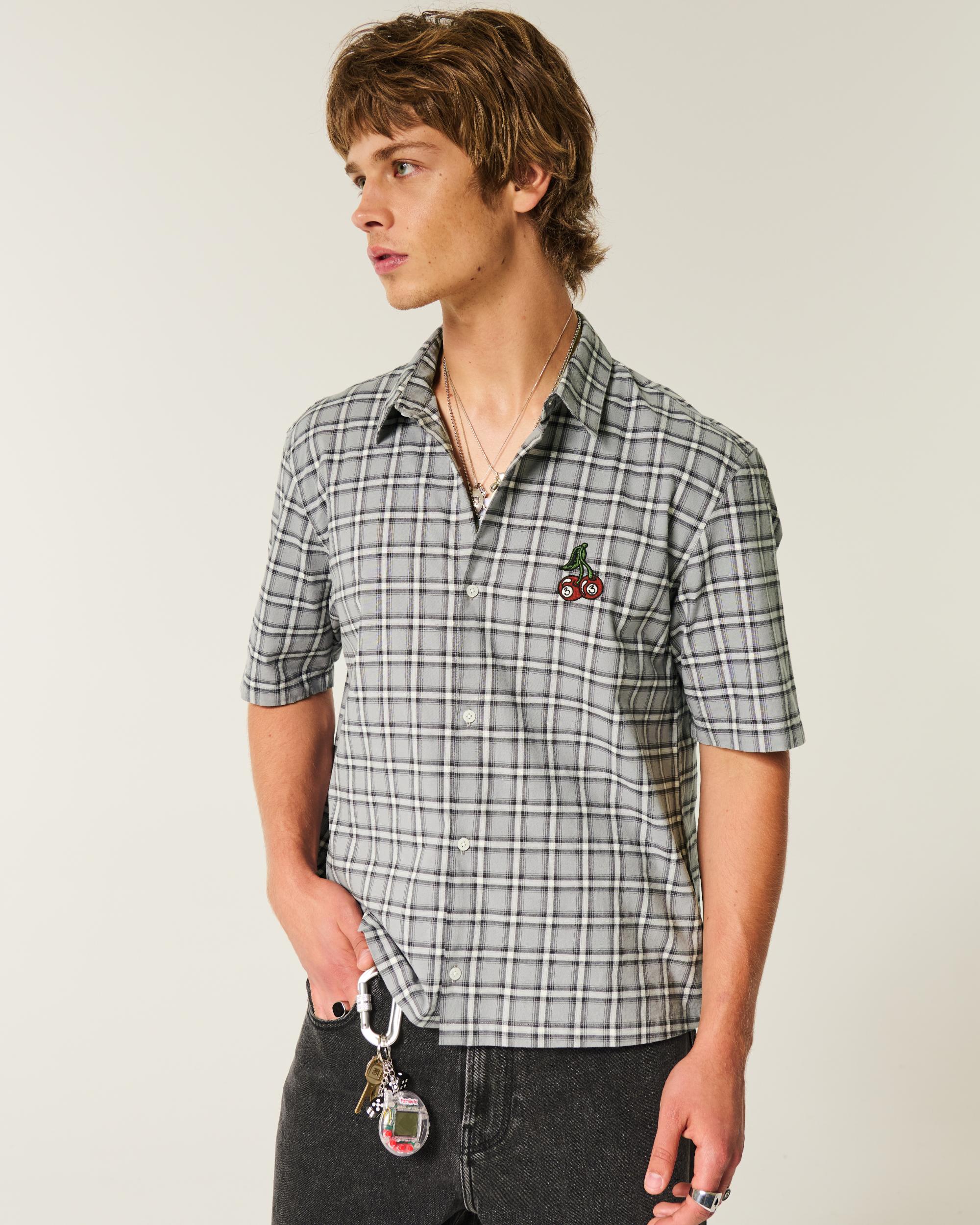Boxy Short-Sleeve Shirt Product Image