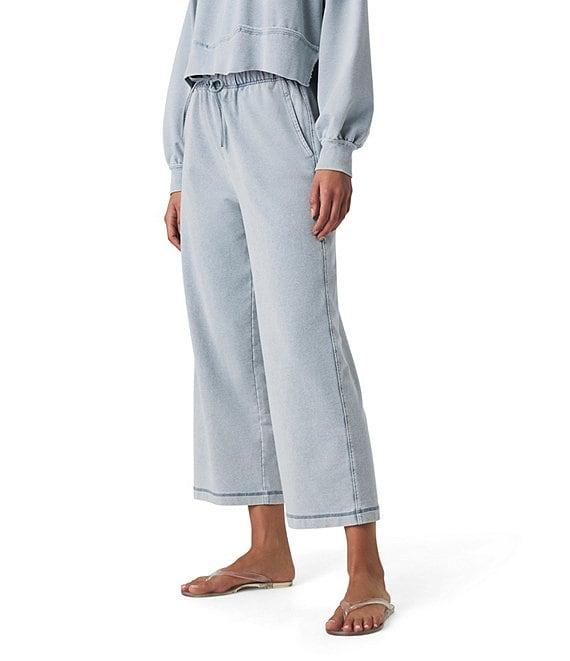 Splendid Terry Knit Mid Rise Lounge Crop Coordinating Pants Product Image