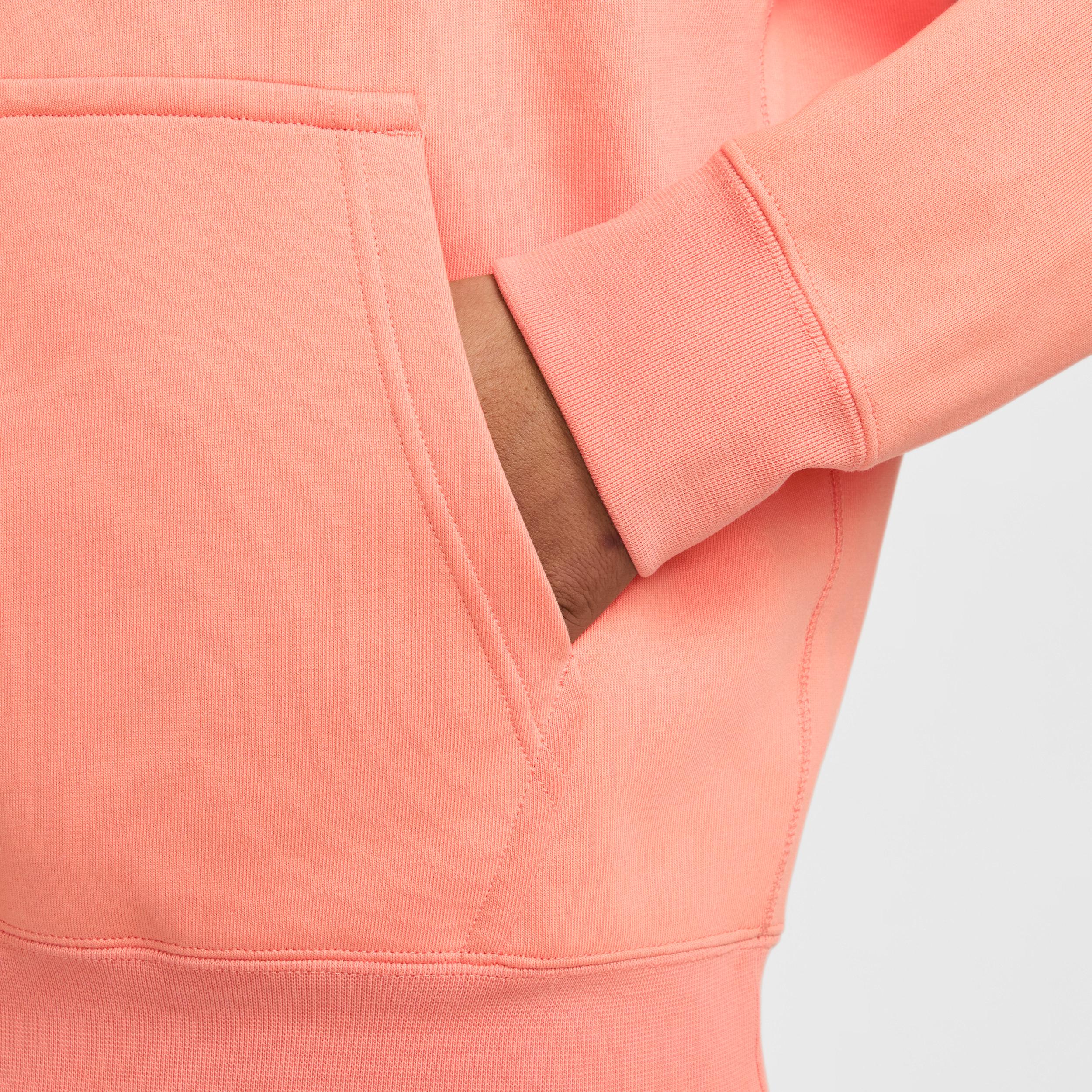 Nike Mens Solo Swoosh Fleece Pullover Hoodie | DX1355-844 Product Image