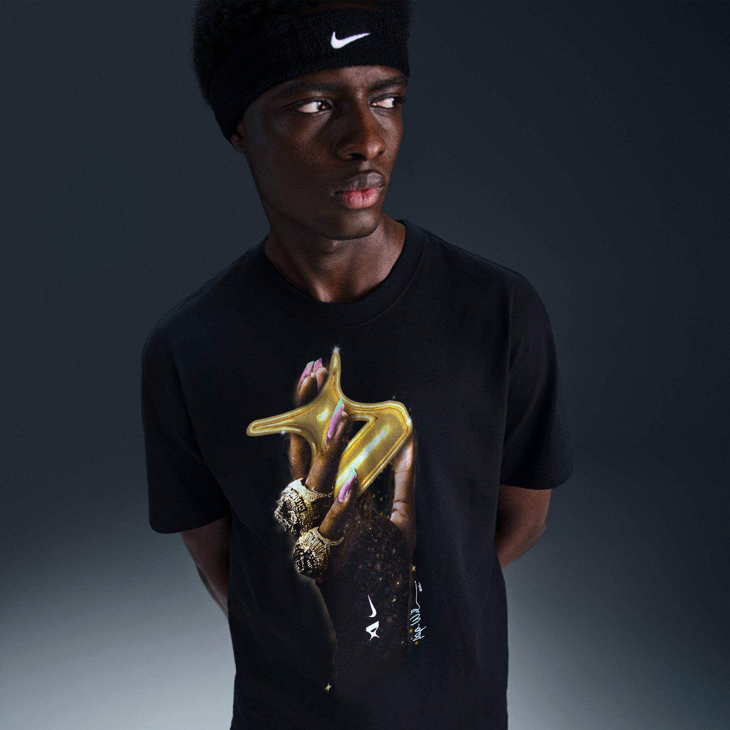 Aja Wilson Rings So Win Adult Nike Mens Basketball T-Shirt | IO7615-010 Product Image