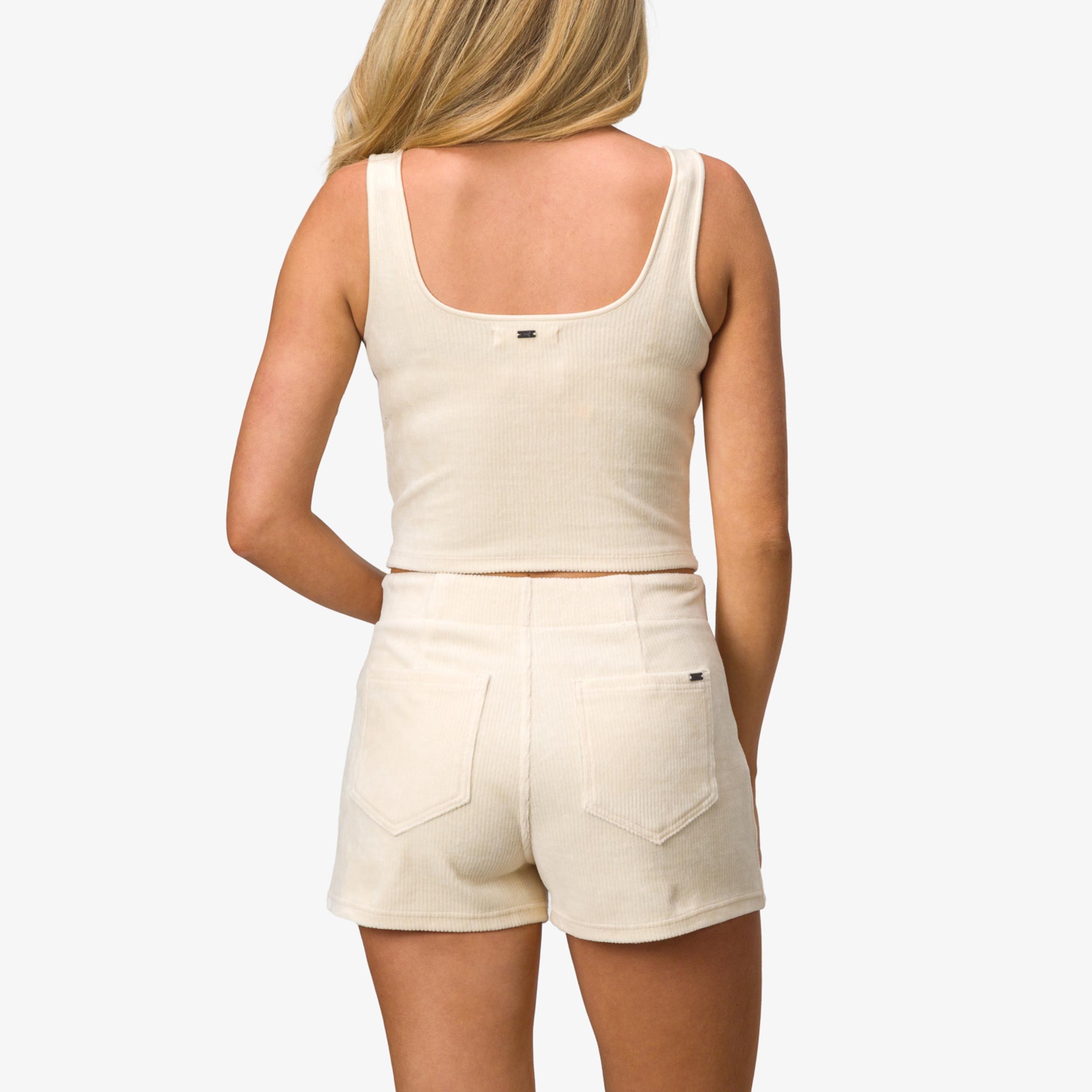 All Day Corduroy Crop Tank Top Female Product Image