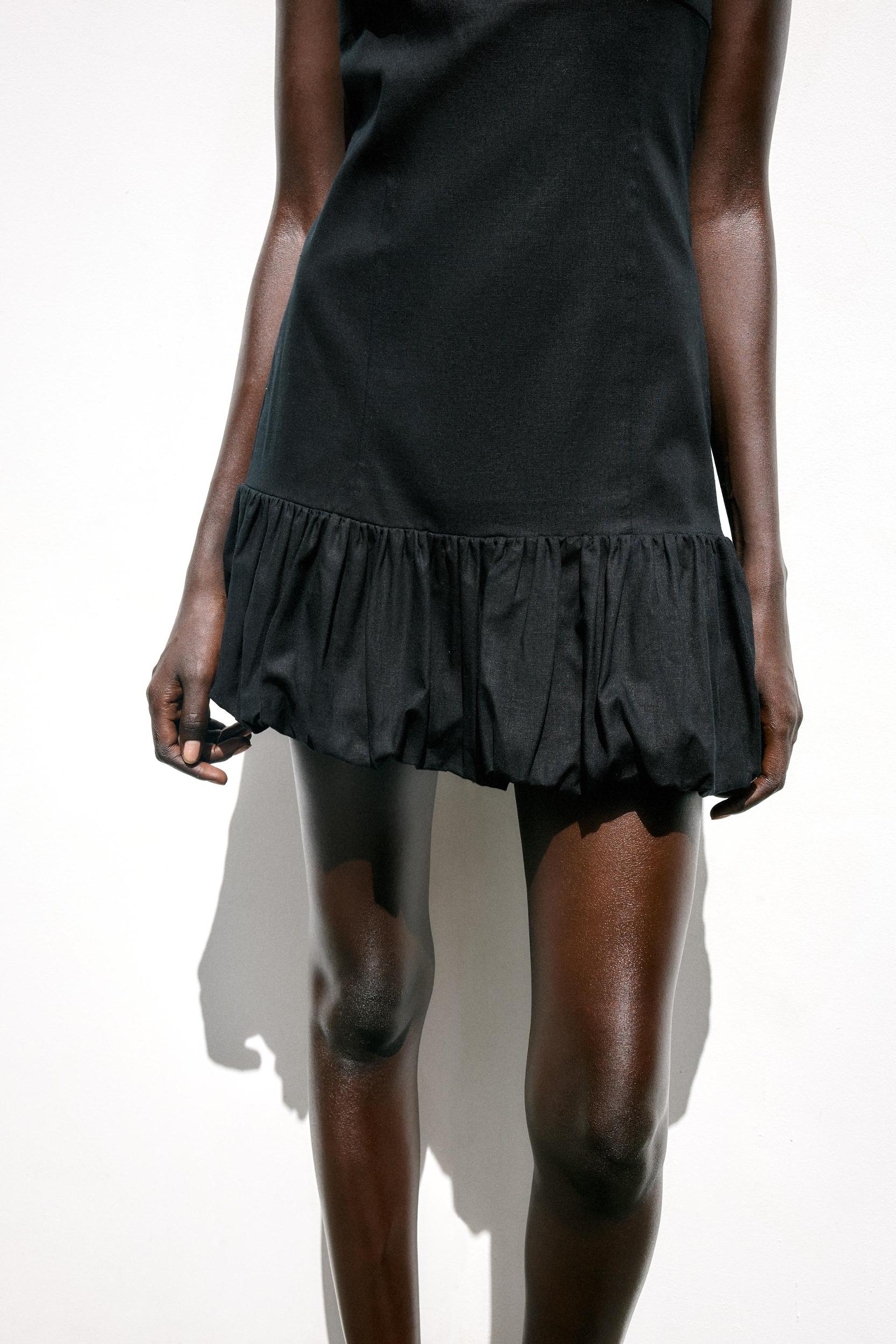 MINI DRESS WITH BUBBLE HEM Product Image