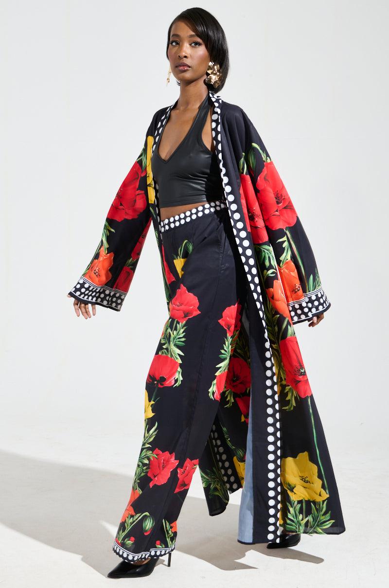 BELLADONNA SATIN PALAZZO PANTS Product Image