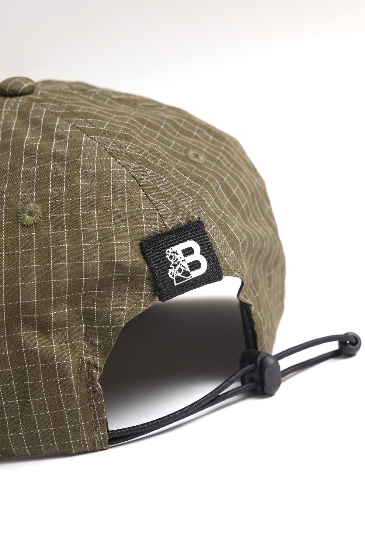 Blacksmith - Grid Check Cap - Olive Product Image