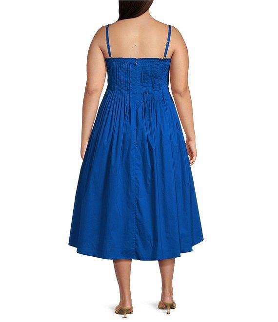 Layered With Love Plus Size Sleeveless A-Line Poplin Dress Product Image