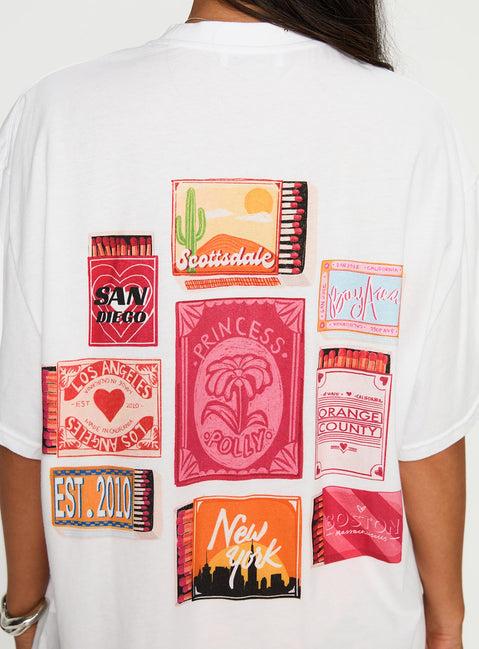Matchbox Collection Graphic Tee White / Multi Product Image