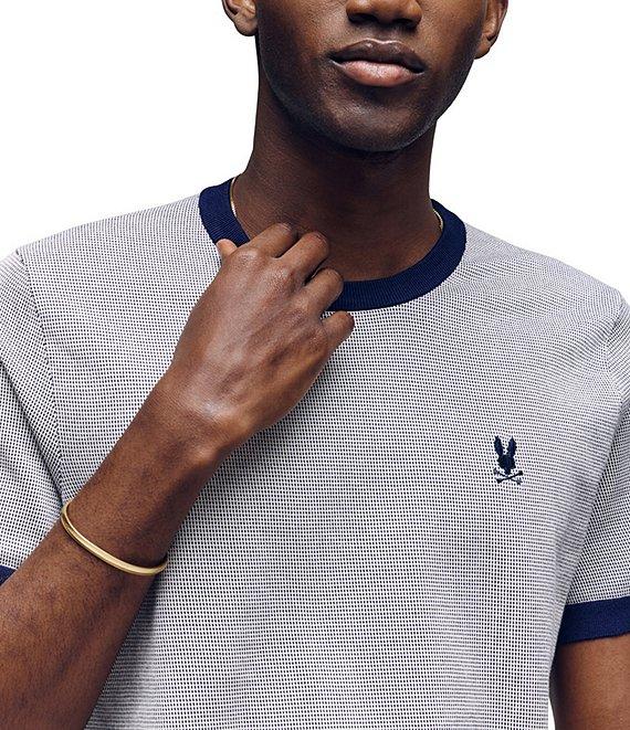 Psycho Bunny Ali Jacquard Knit Short Sleeve T-Shirt Product Image