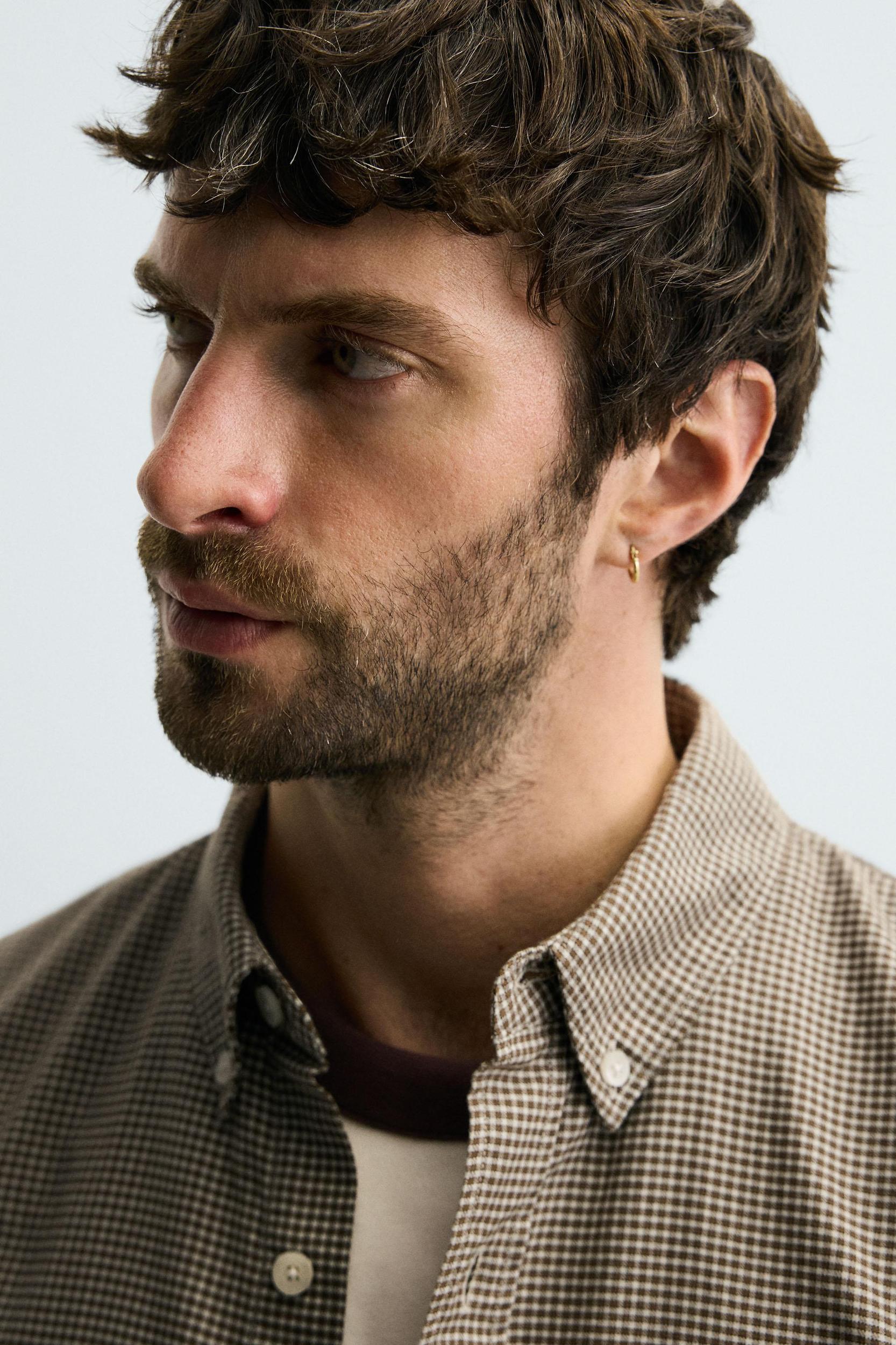 REGULAR FIT PLAID SHIRT Product Image