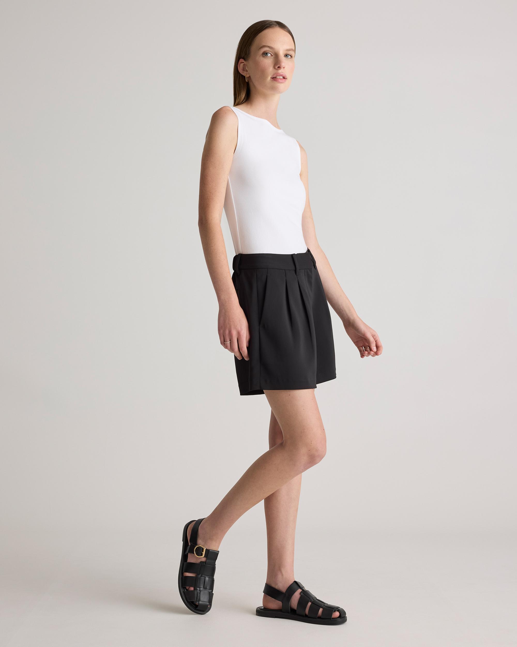 Quince | Women's Stretch Cotton Jersey Boat Neck Tank Top Size XS, Organic Cotton Product Image