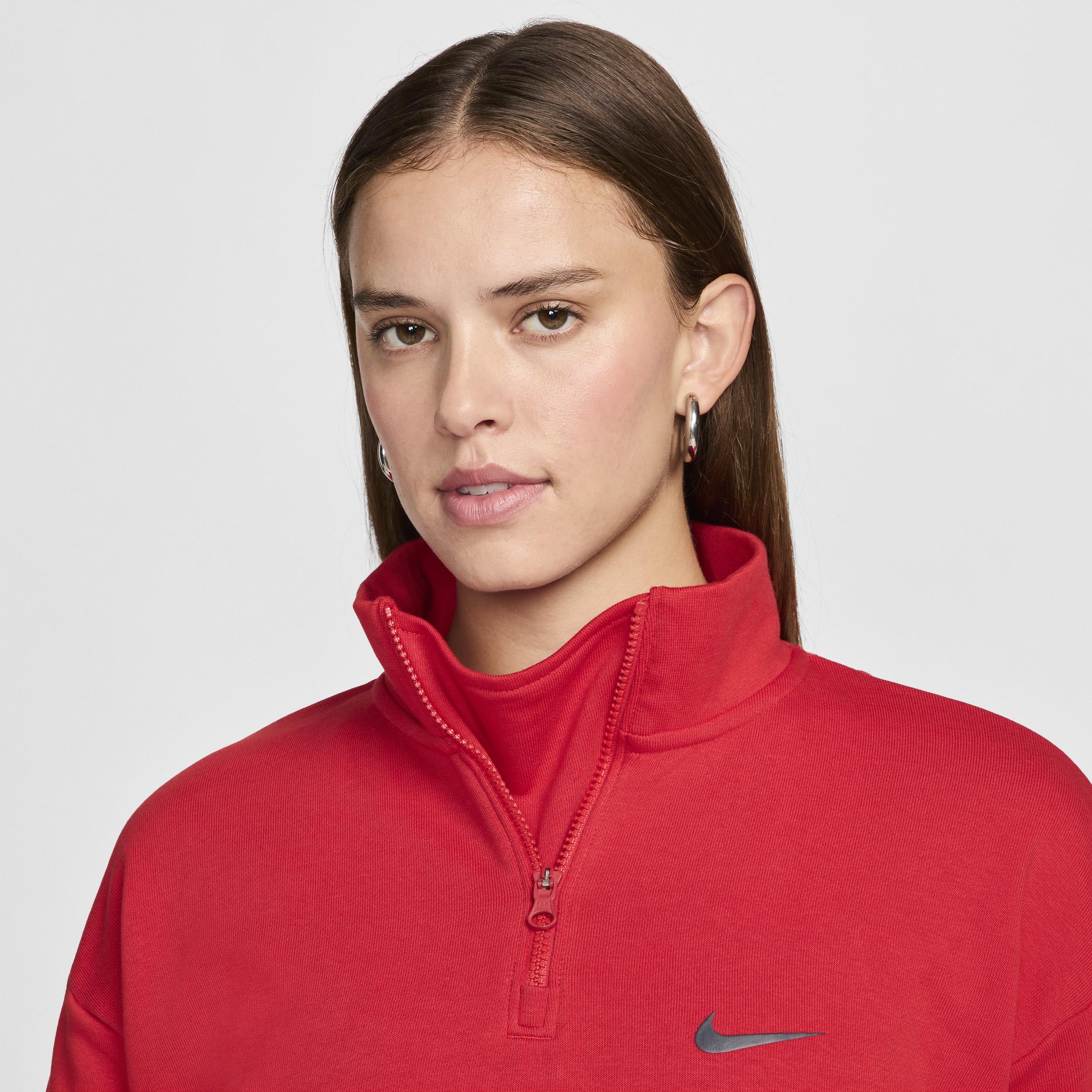 USA Village Women's Nike Basketball 1/2-Zip Fleece Sweatshirt Product Image