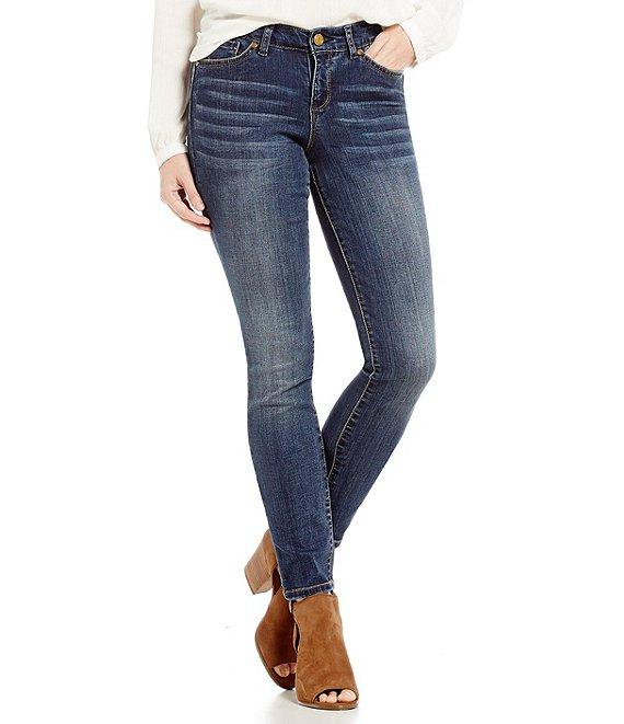 Code Bleu Soho Skinny Leg Mid Rise Jeans Product Image