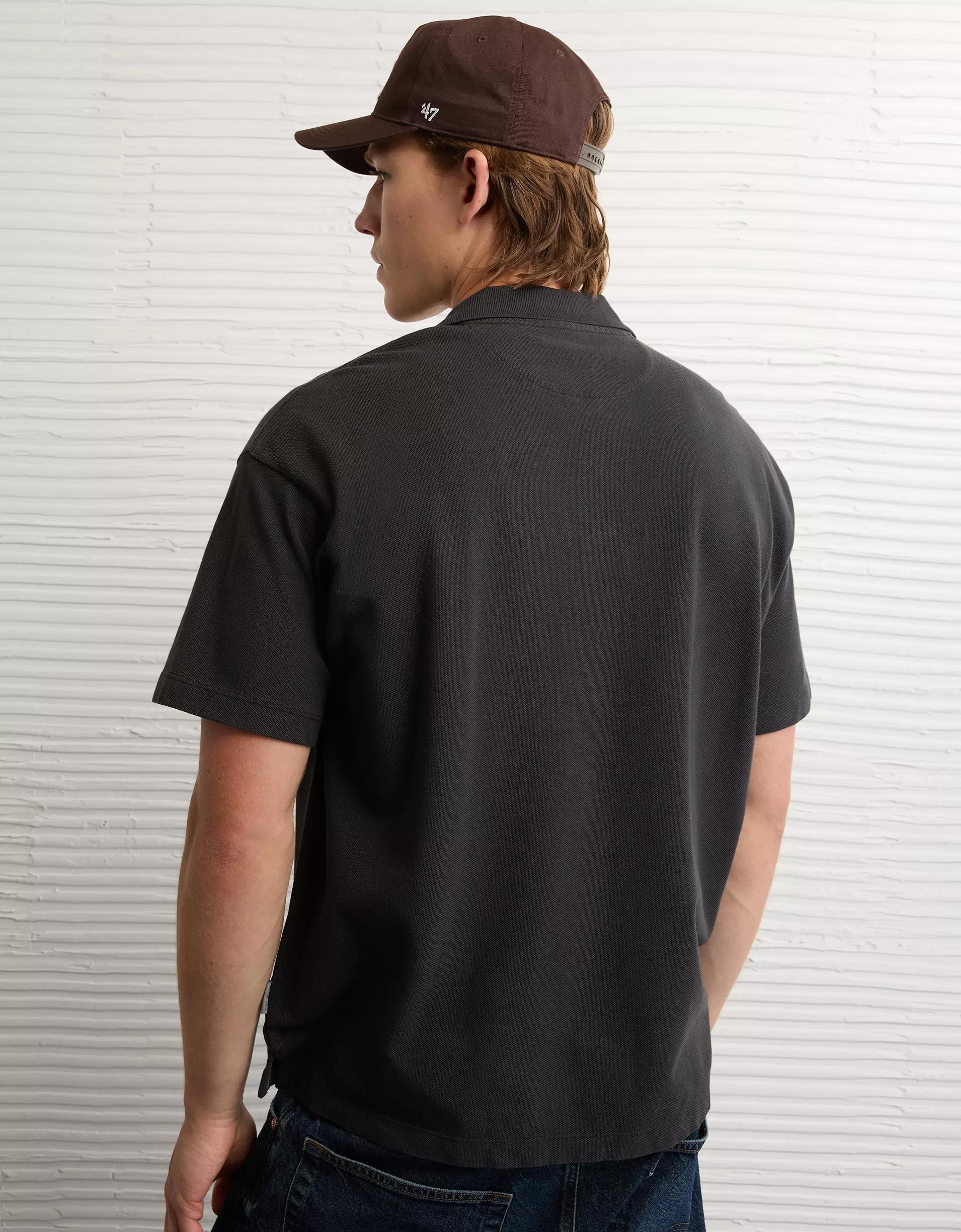 AE Boxy Polo Shirt Product Image