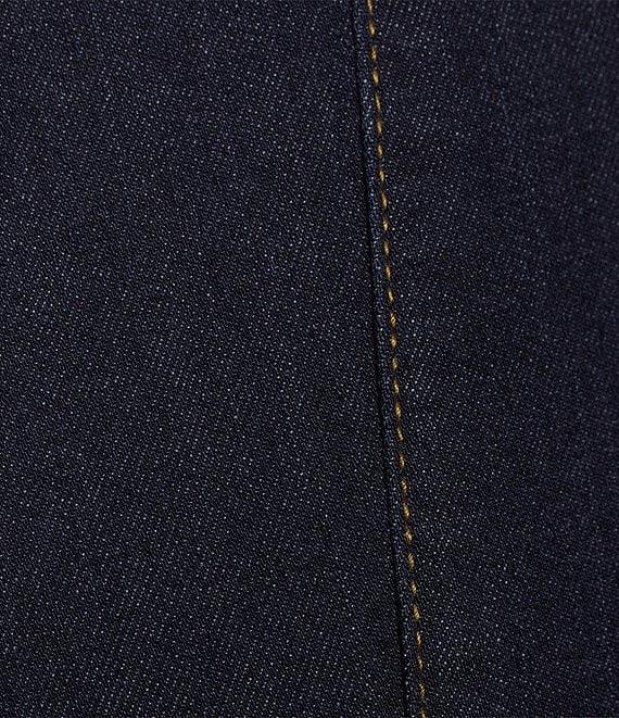 Intro Nia Slimming High Waist Gold Tone Stitching Detail Pull-On Flare Leg Pants Product Image