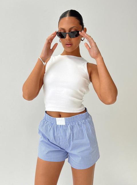 Cobain Shorts Blue Stripe Product Image