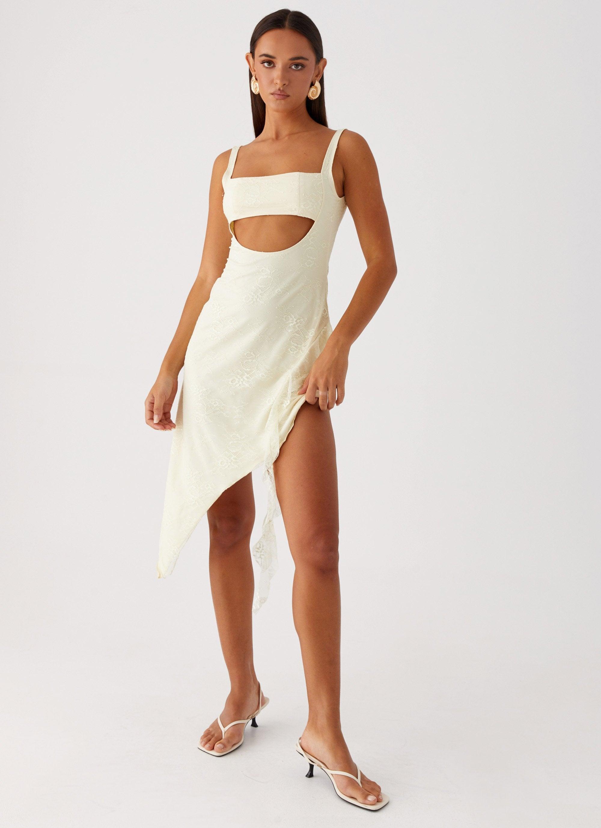 Patricia Midi Dress - Yellow Product Image