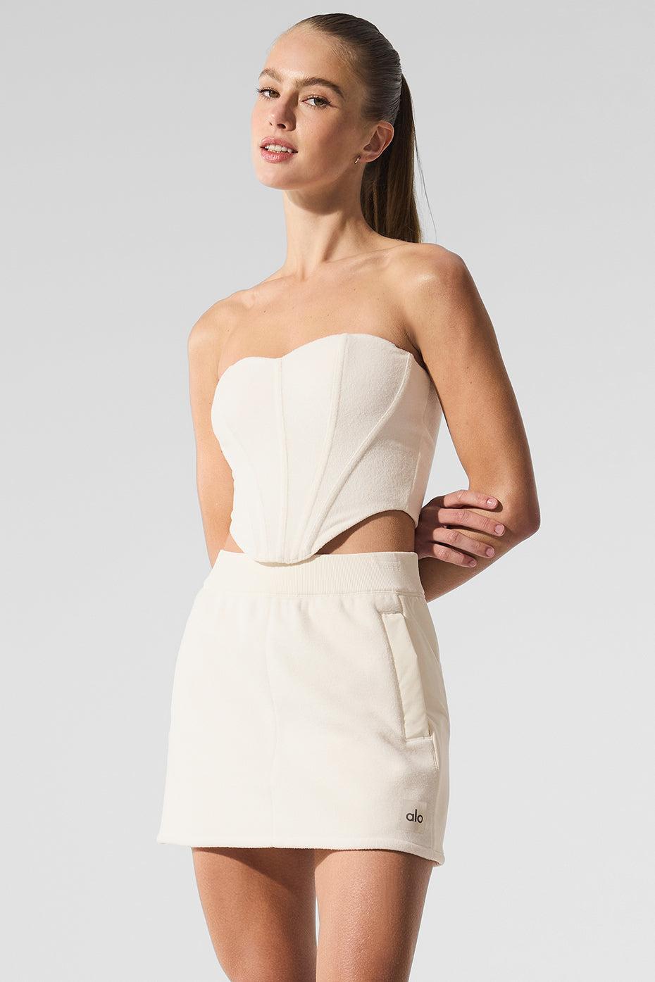 Polar Fleece Corset - Ivory Product Image