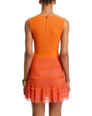 Sheer Knit Mini Dress Product Image