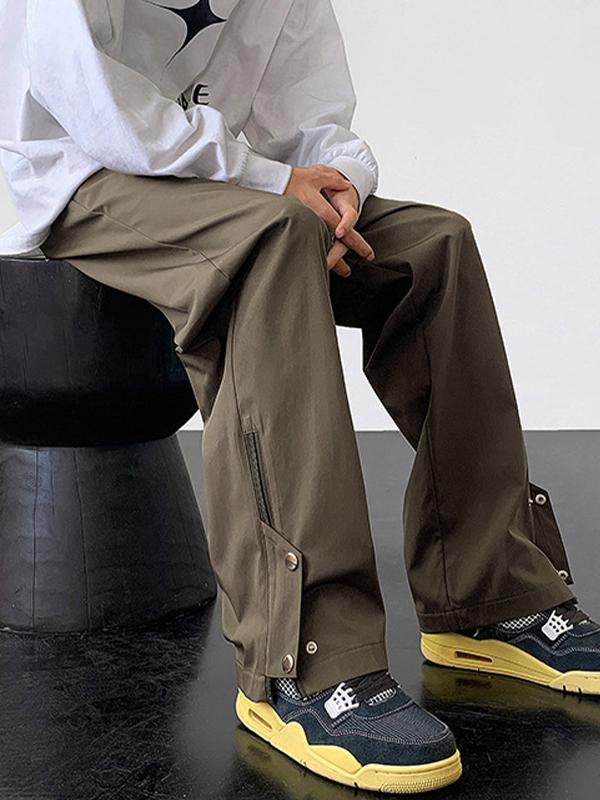 Men's Casual Zipper Waterproof Cargo Pants Product Image