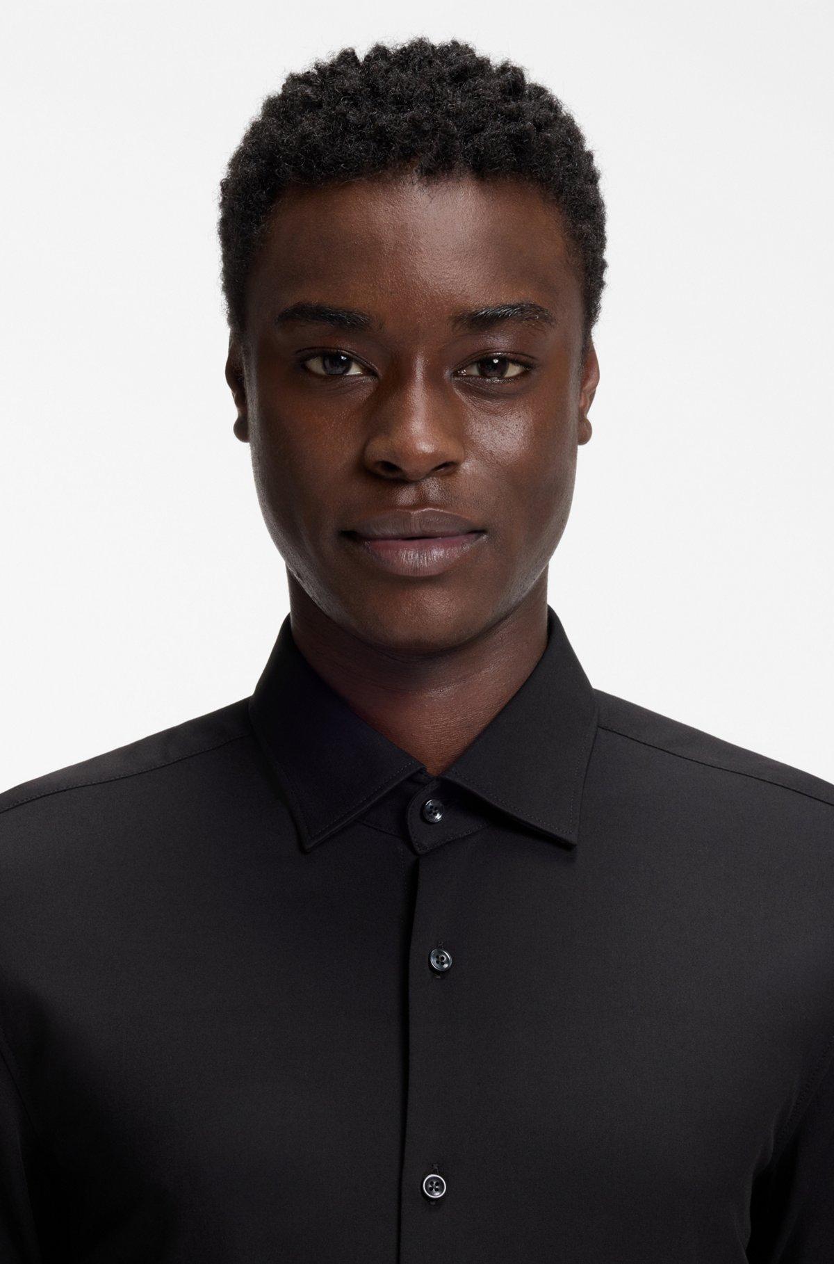 Slim-fit shirt in stretch twill Product Image
