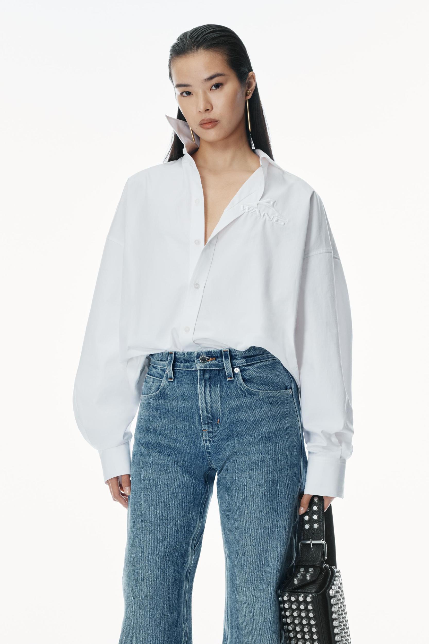 Low-rise Gusset Jeans In Medium Indigo Wash Product Image