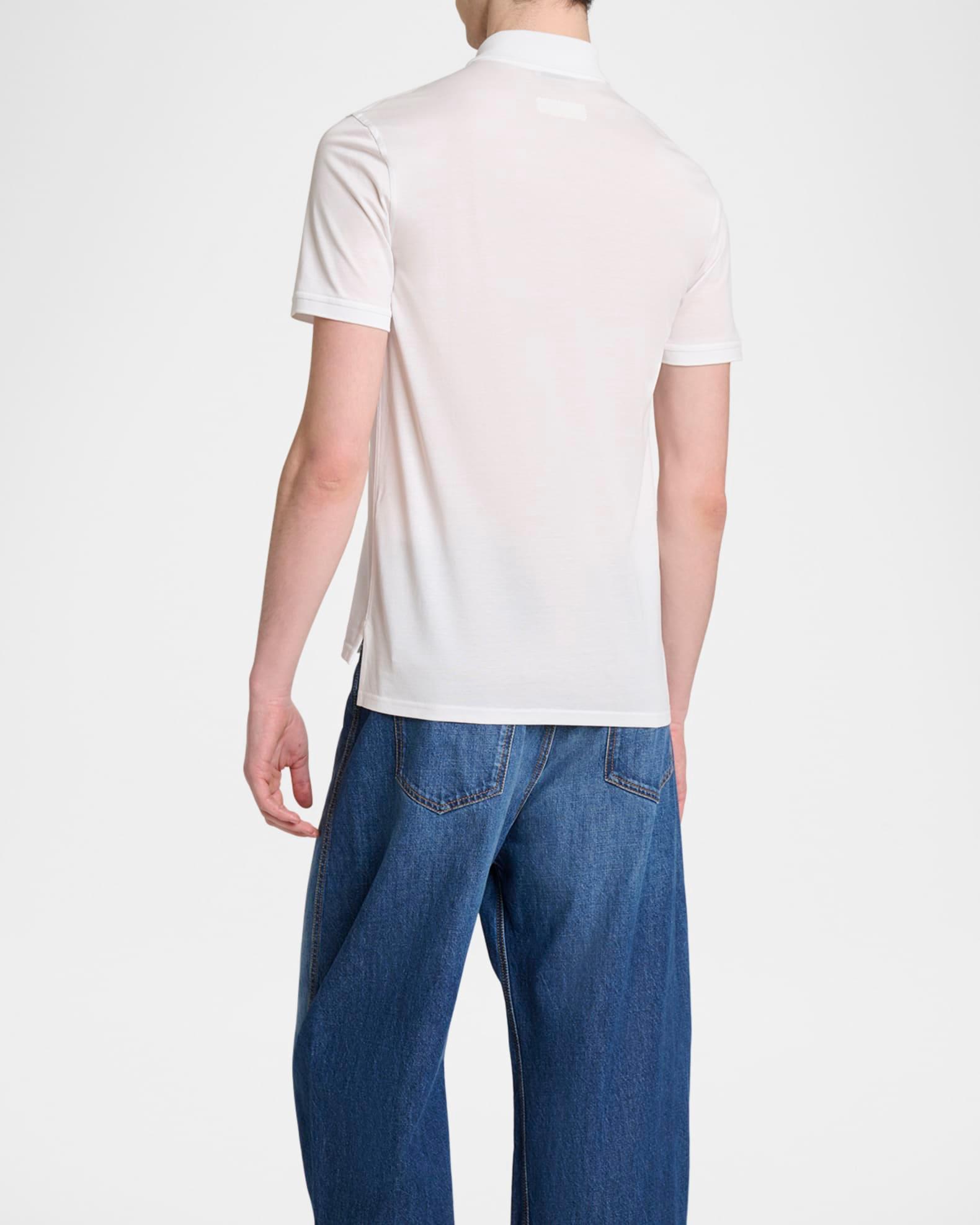 Men's Cotton Piqué Polo Shirt  Product Image