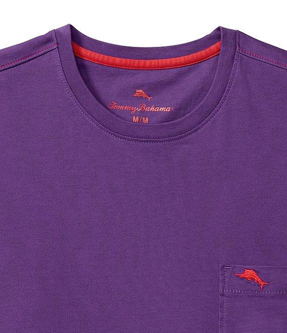 Tommy Bahama New Bali Skyline Short Sleeve Crewneck Solid Pocket T-Shirt Product Image