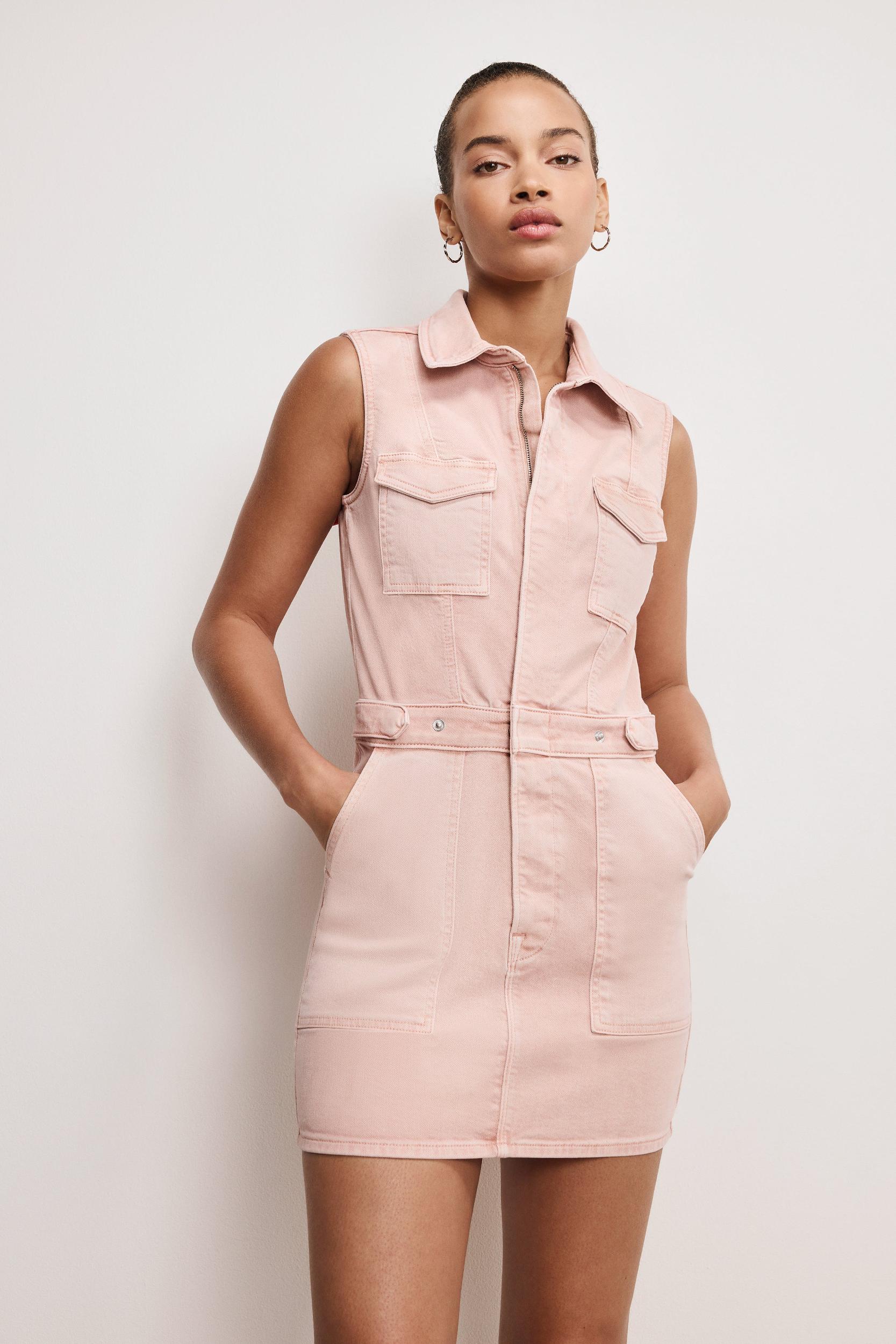 FIT FOR SUCCESS SLEEVELESS MINI DRESS | VINTAGE DRIED PETAL001 Product Image