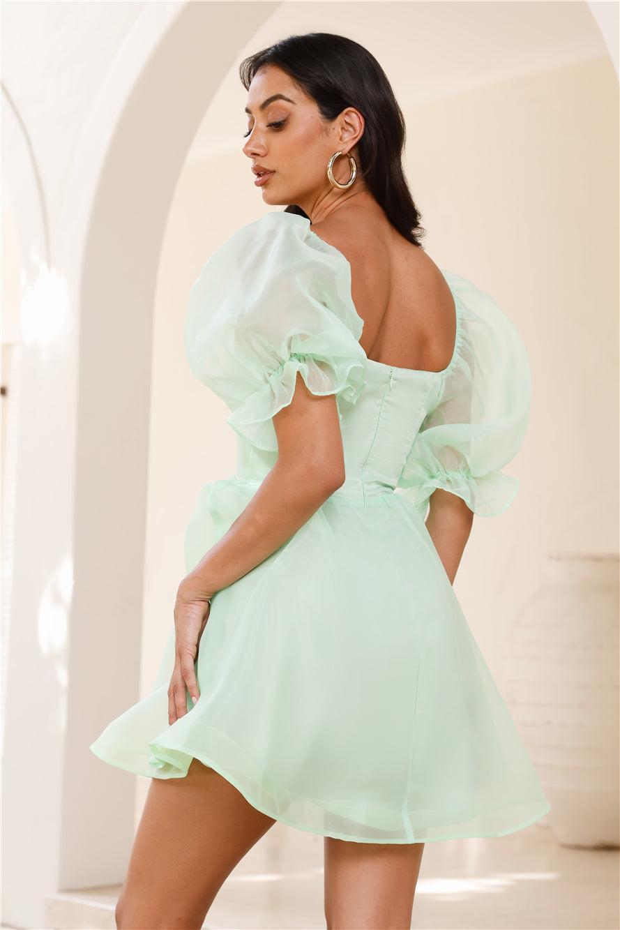 Be A Princess Mini Dress Mint Product Image