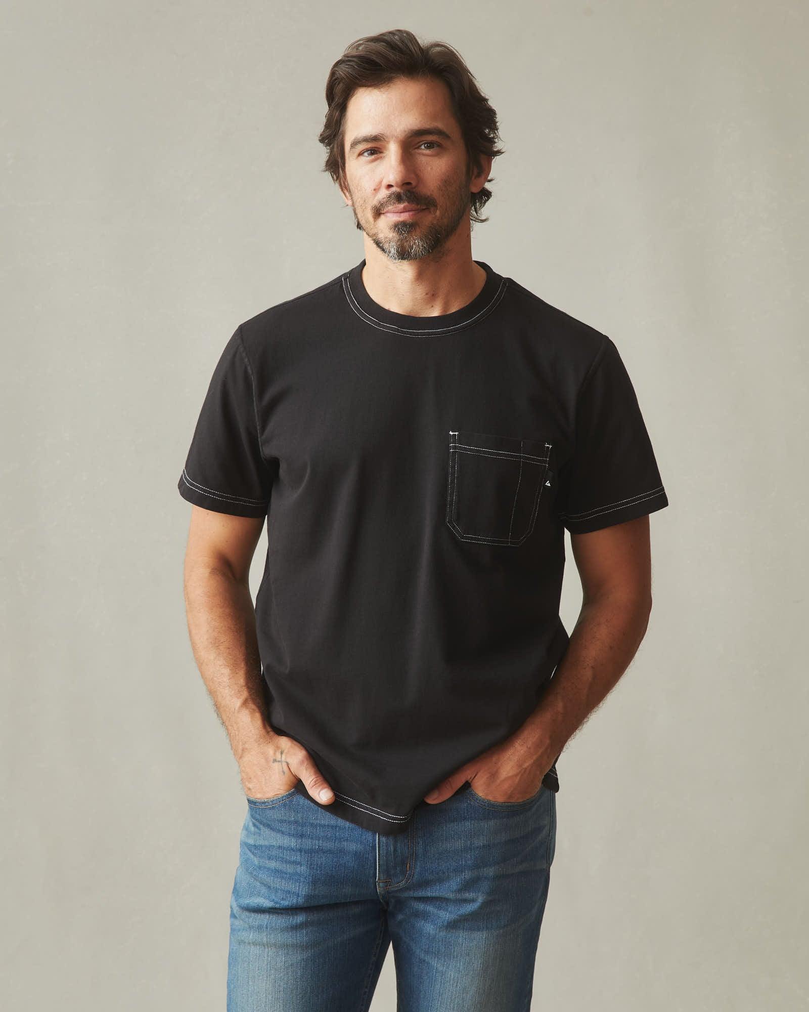 Men's Utility Pocket Tee - Black Male Product Image