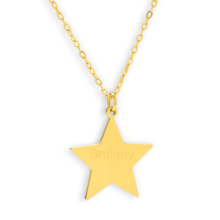 Custom/Personalized Star Pendant Necklace Product Image