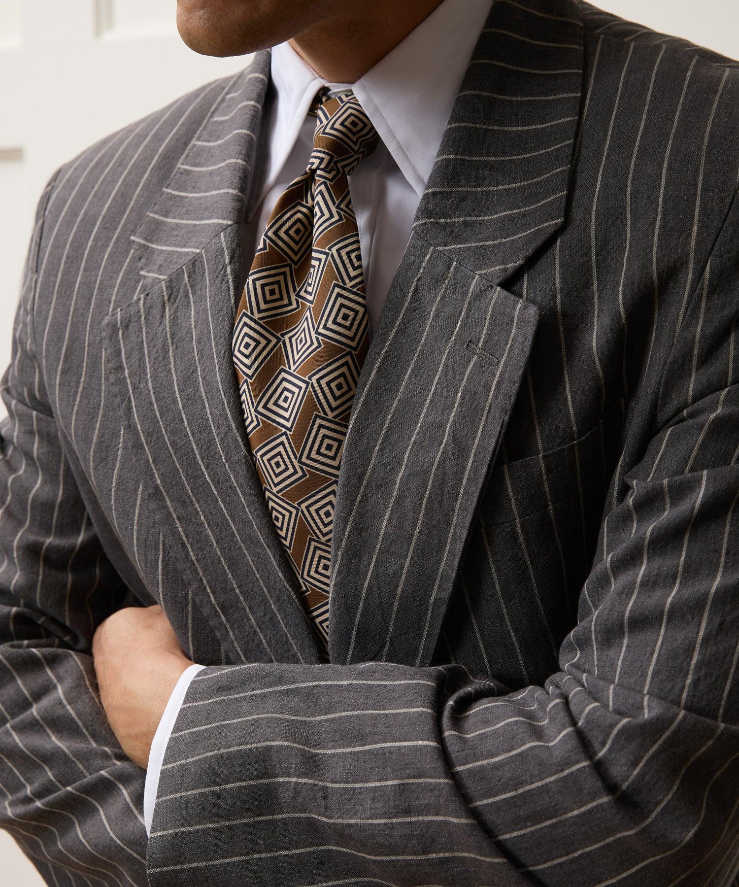 Italian Linen-Cotton Single-Breasted Wythe Jacket Product Image