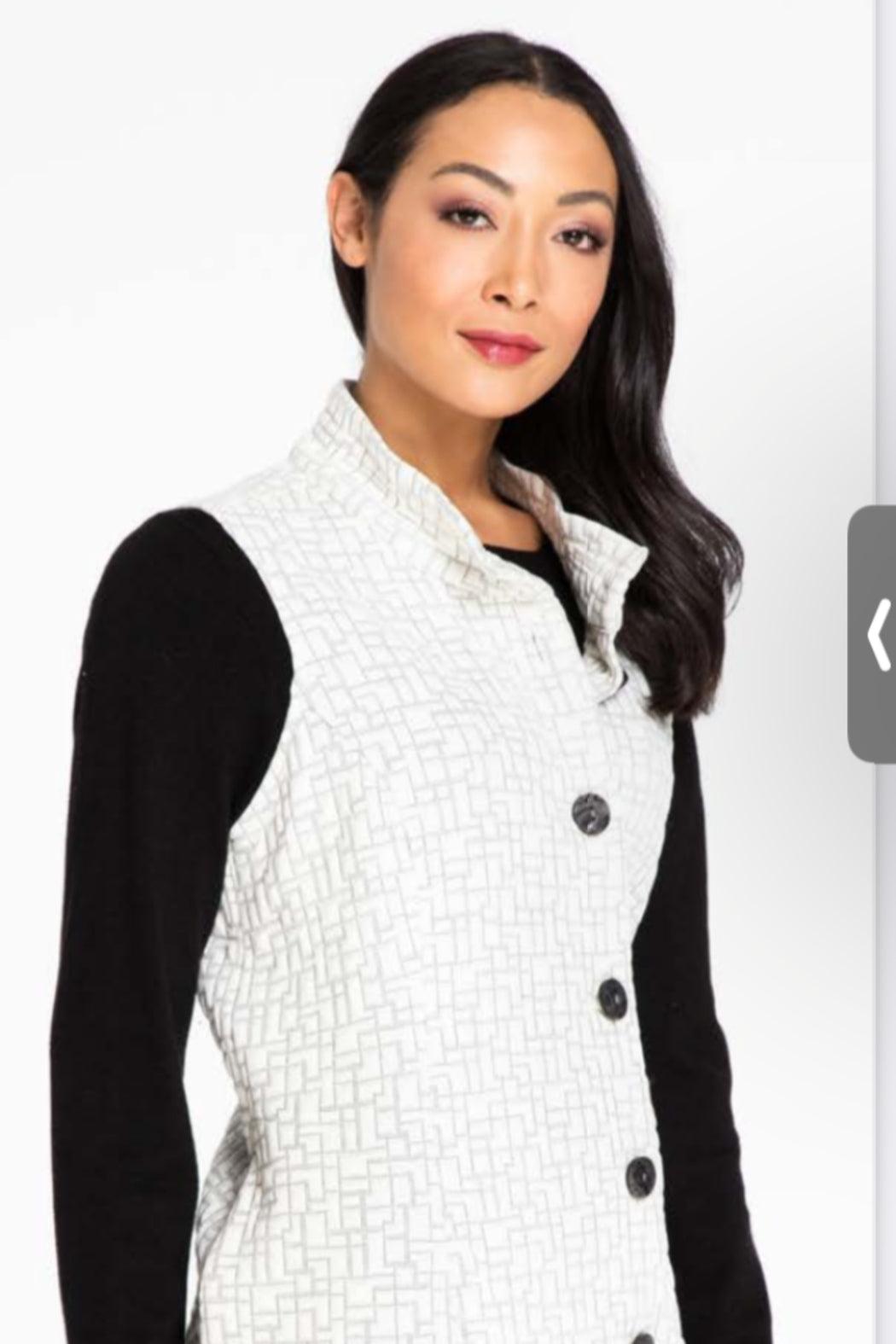 Double Knit Jacquard Vest Product Image