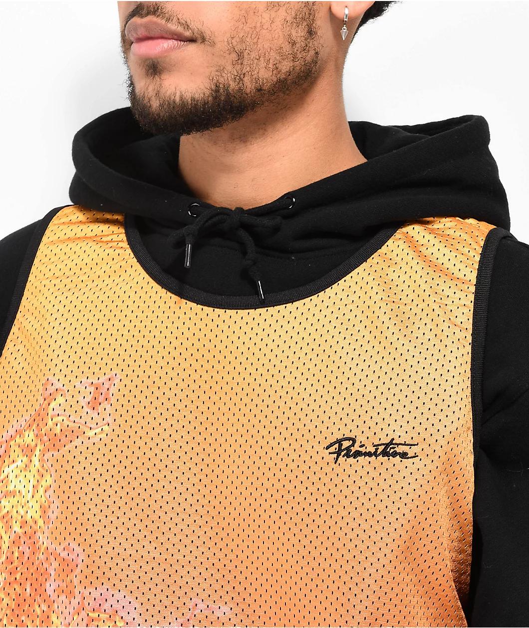 Primitive Speed Orange Mesh Tank Top Product Image