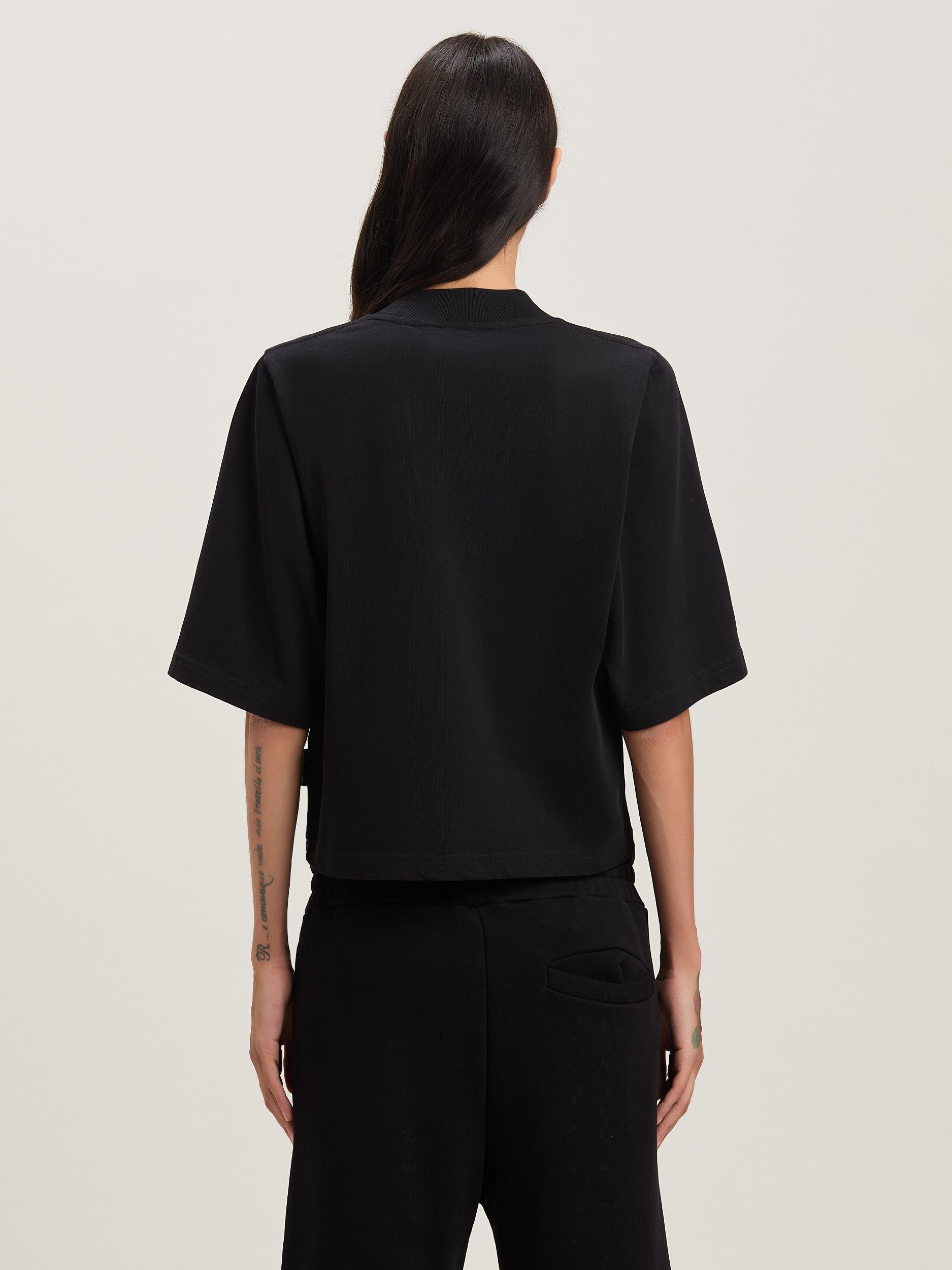 Block logo cropped T-shirt Product Image