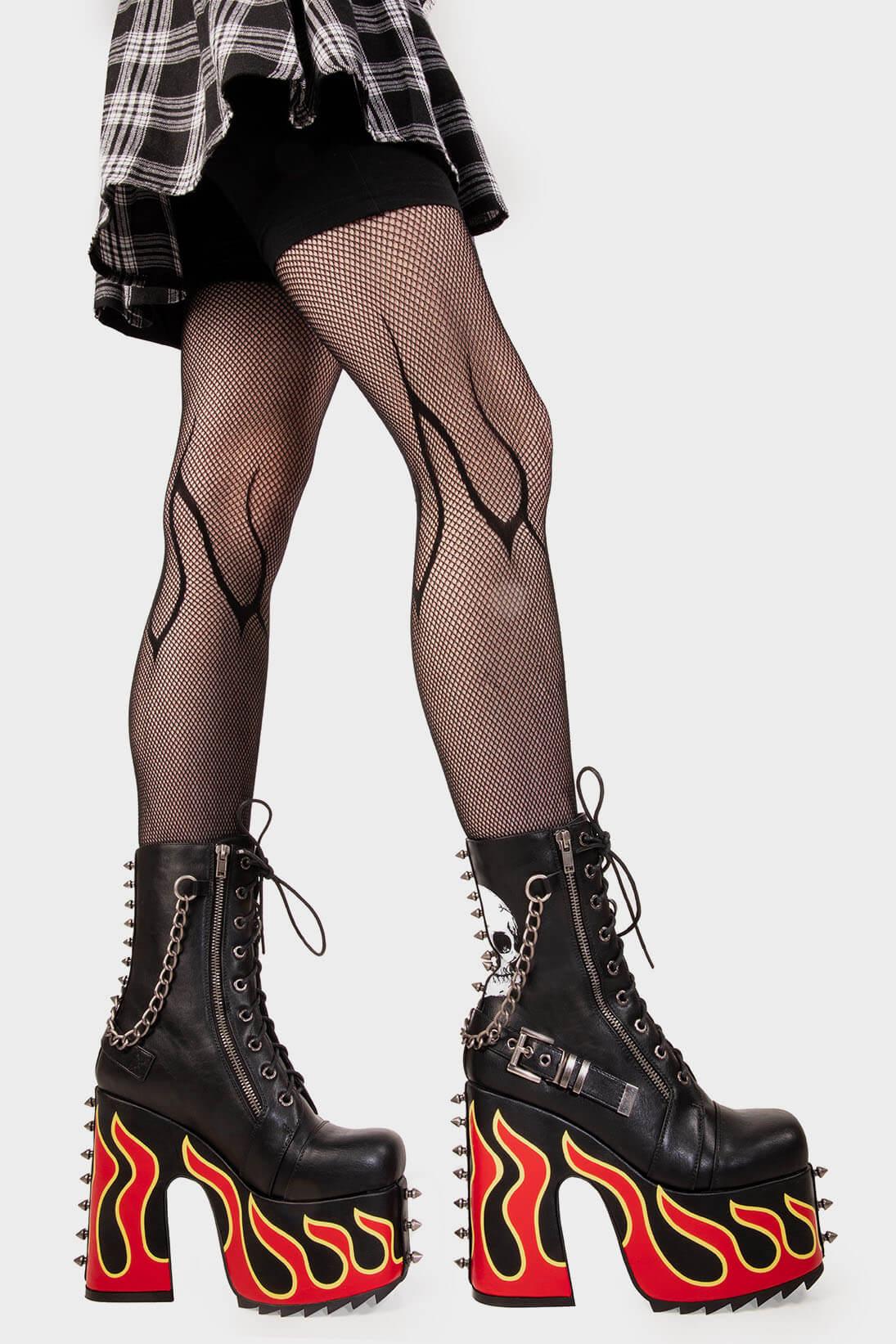 Expensive Pain Chunky Platform Ankle Boots Product Image