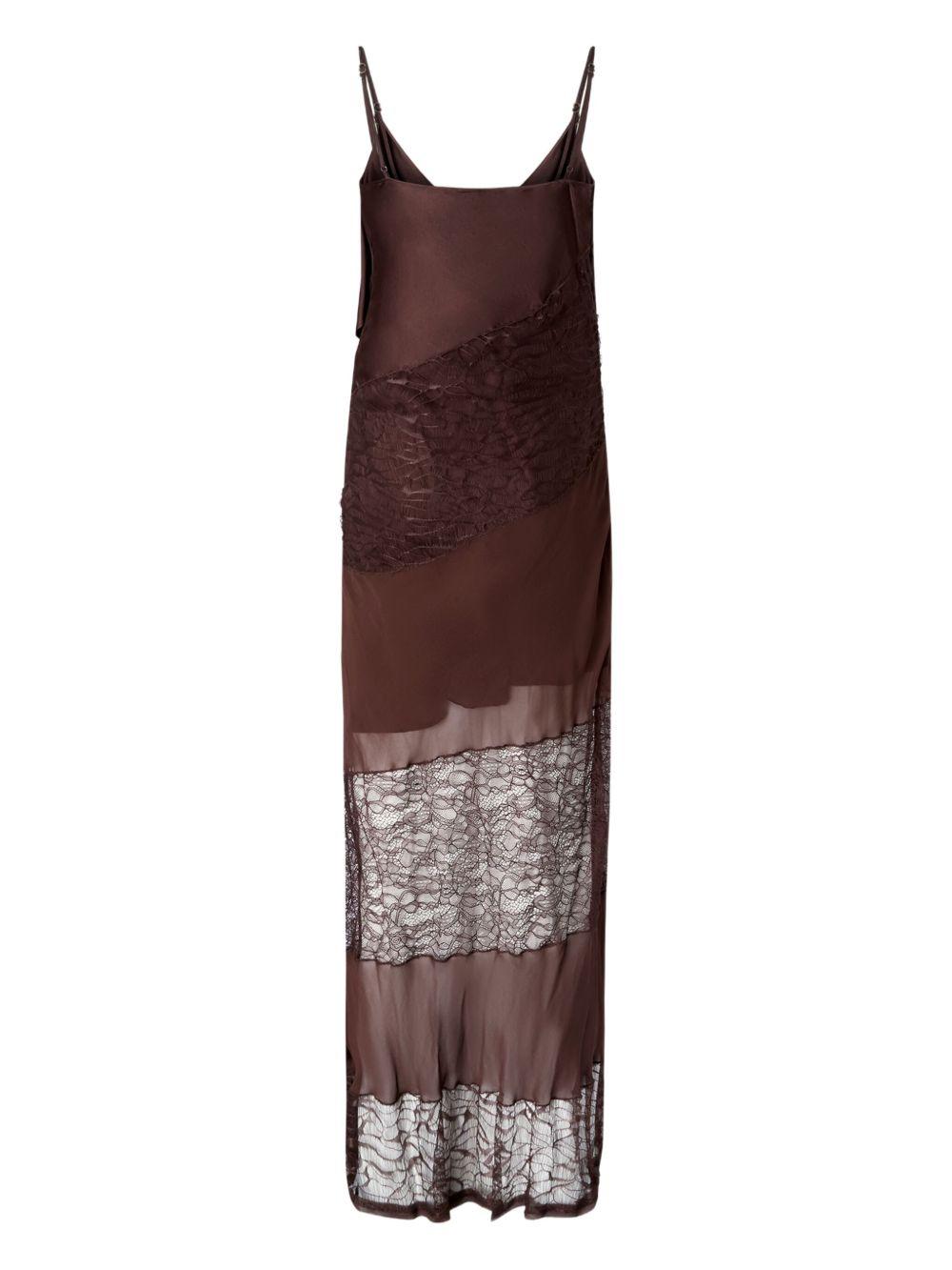 panelled maxi dress Product Image