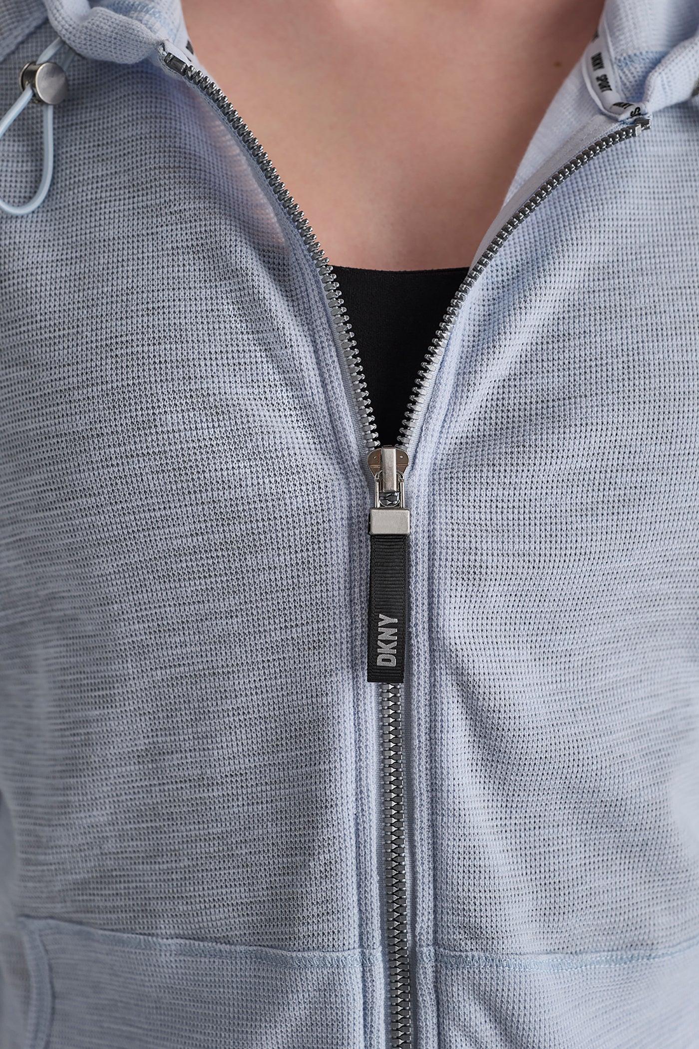MINI WAFFLE FULL-ZIP HOODIE Product Image