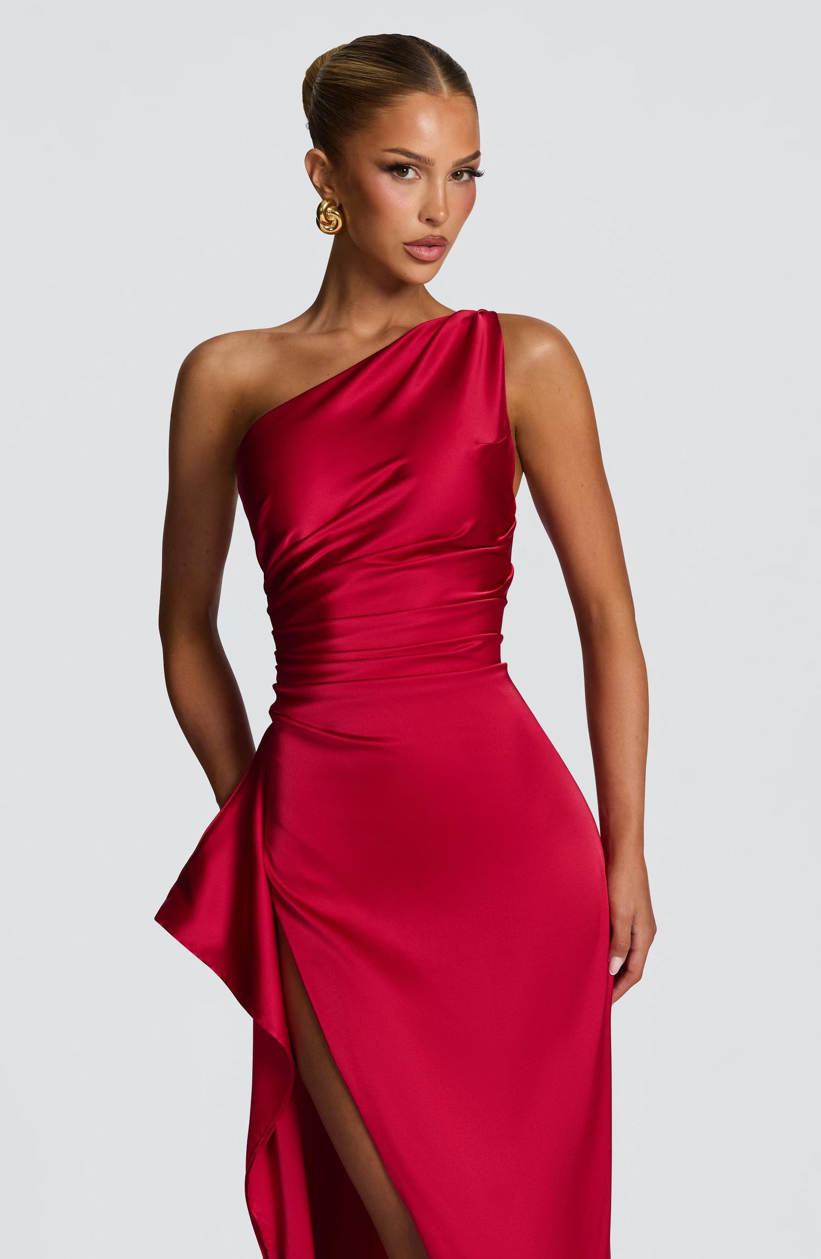 Ariel Maxi Dress - Red Product Image