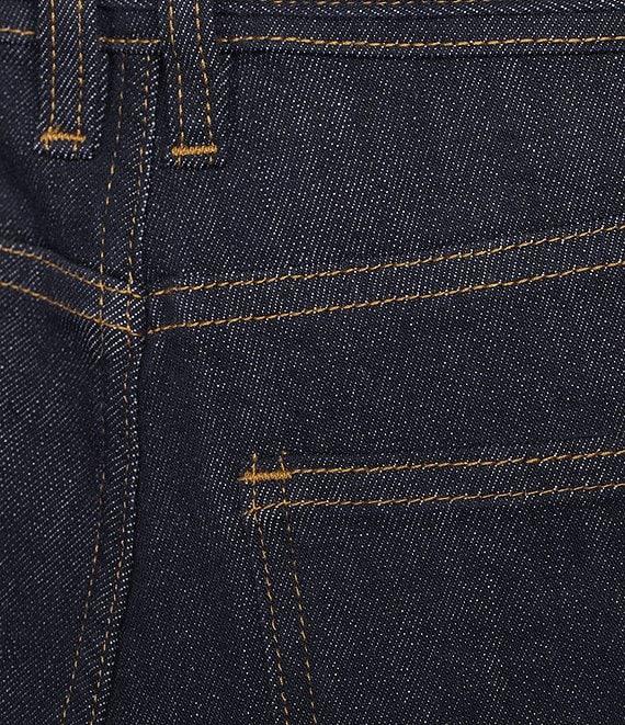 Bayeas Stretch Denim High Rise Belted Wide Leg Jeans Product Image