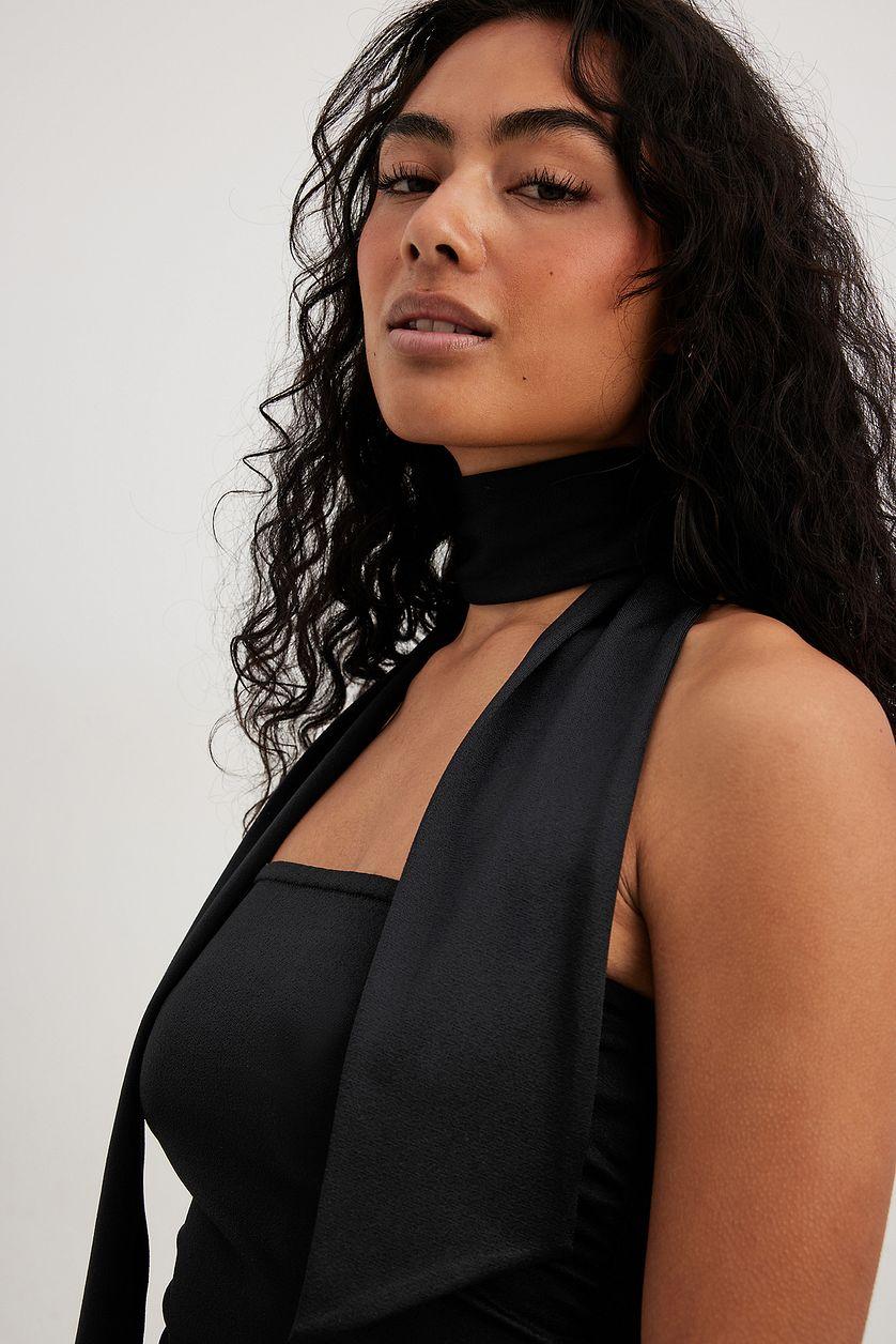 Jersey Scarf Mini Dress Product Image