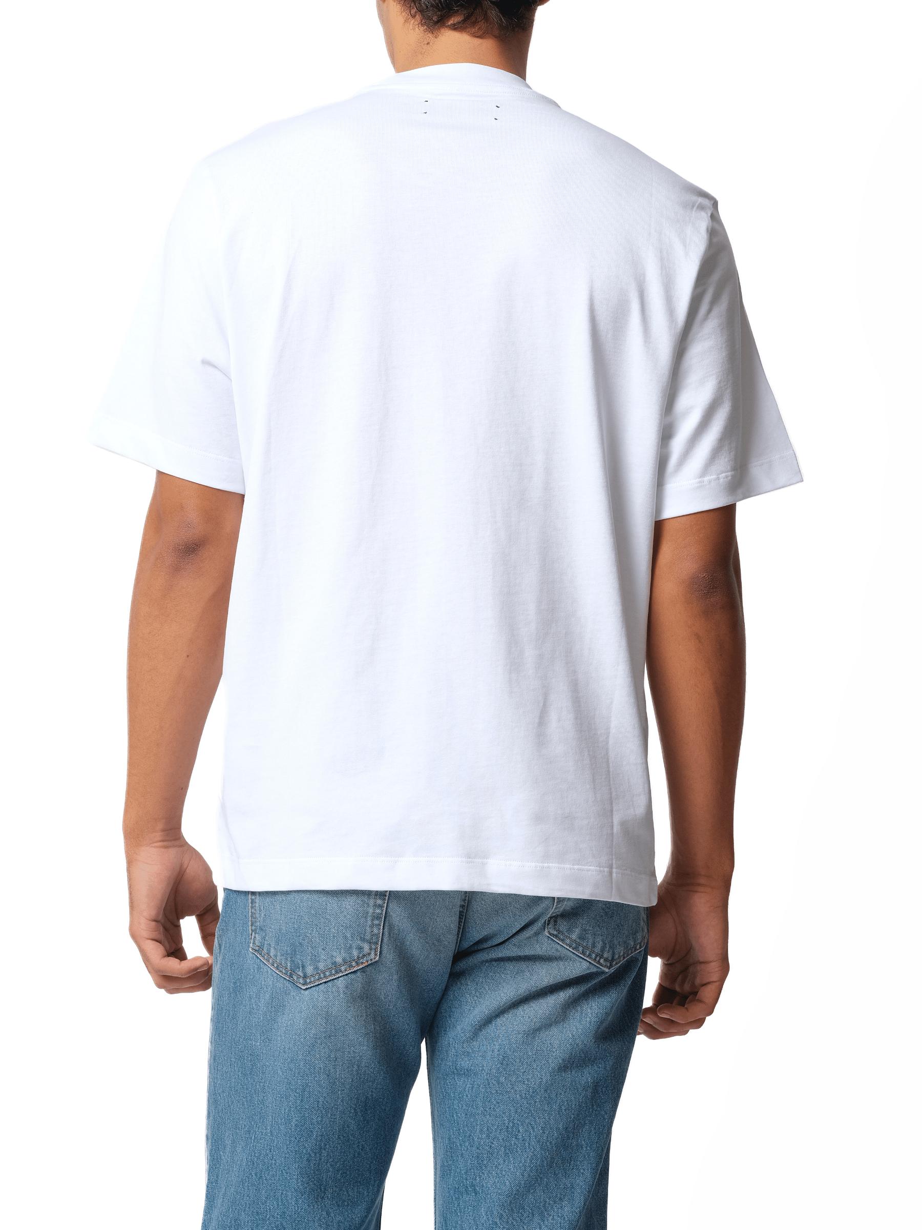 White Printed Core Logo T-Shirt Product Image