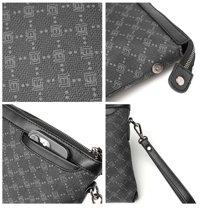 Patterned Faux Leather Clutch Product Image