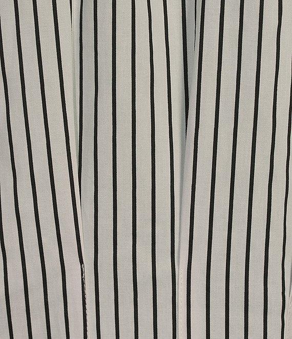 Leslie Fay Short Sleeve Cinched Waist Midi Shirt Dress Product Image