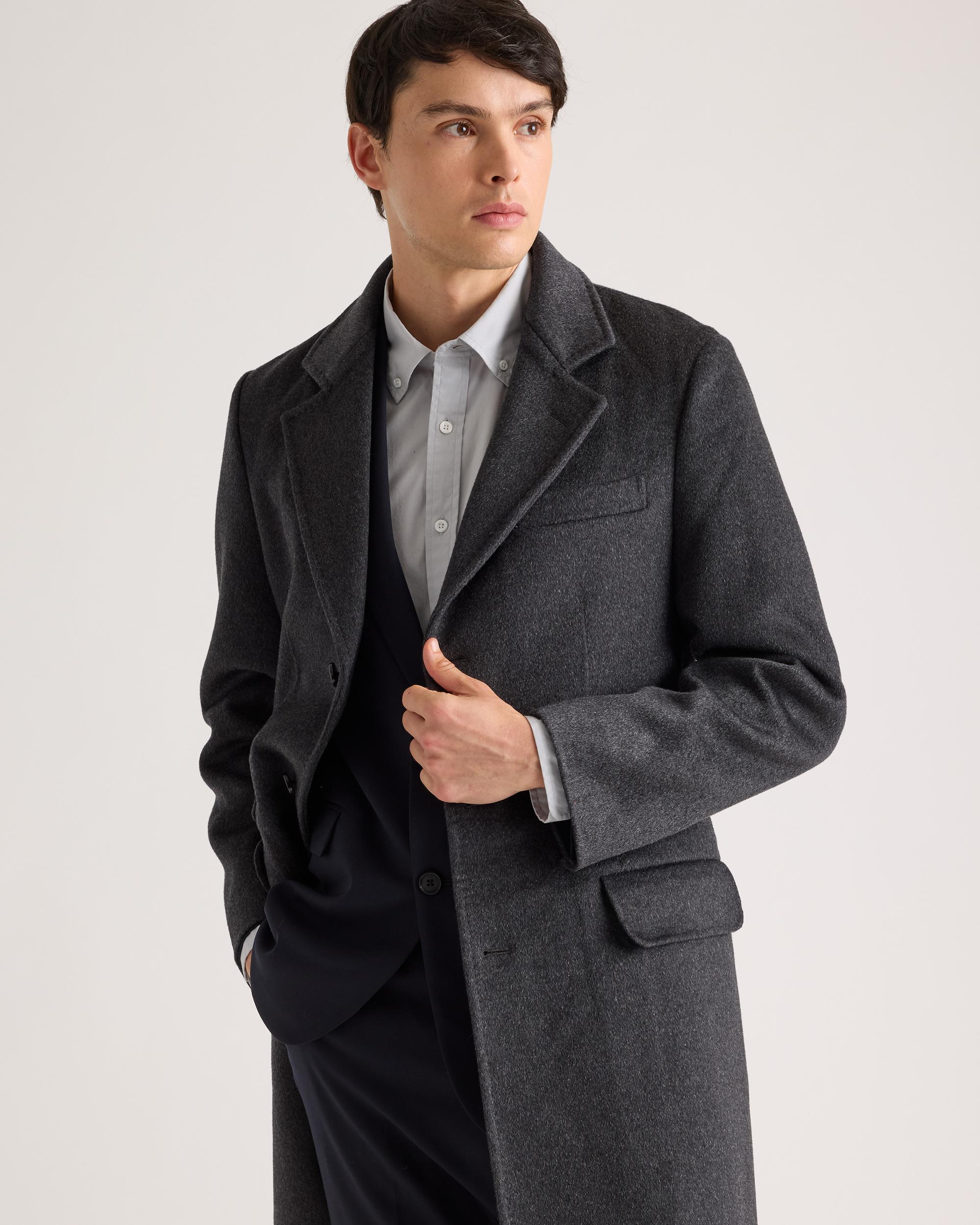 Quince | Men's 100% Mongolian Cashmere Double-Faced Overcoat Product Image