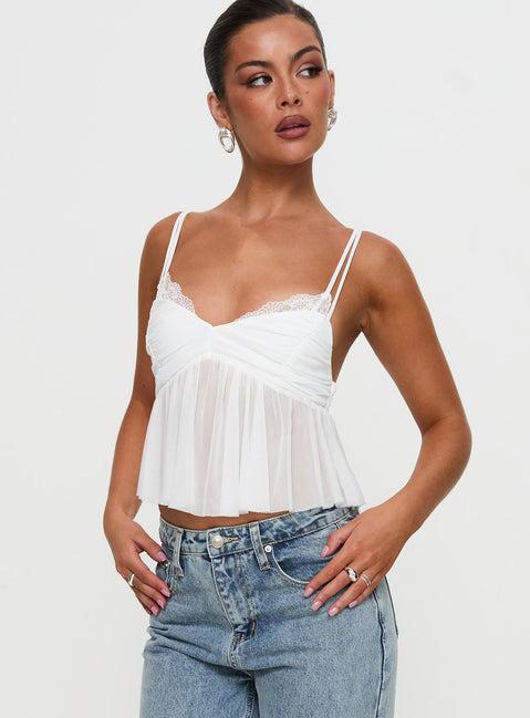 Corella Top White Product Image