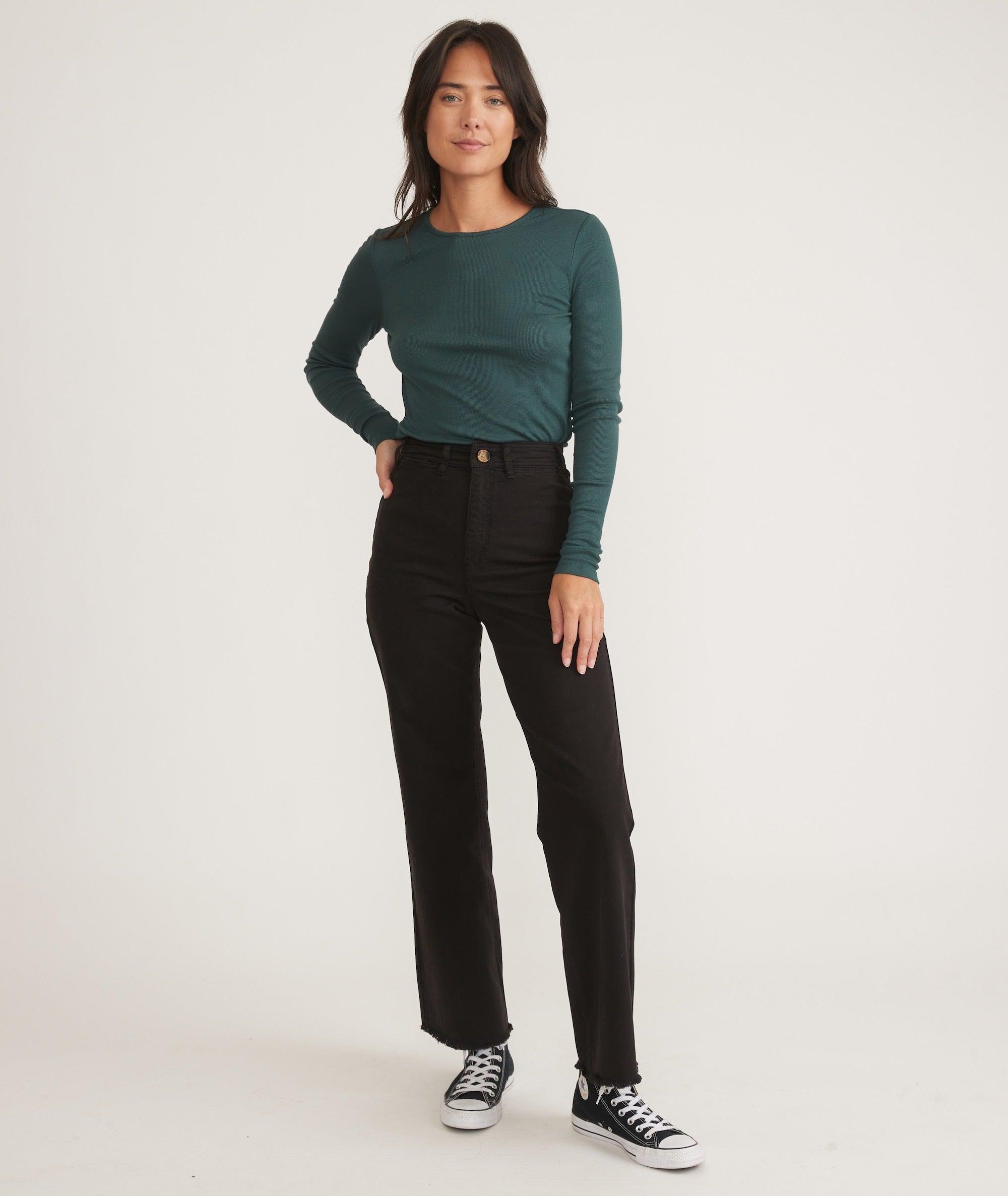 Lexi Rib Long Sleeve Crew Tee Product Image