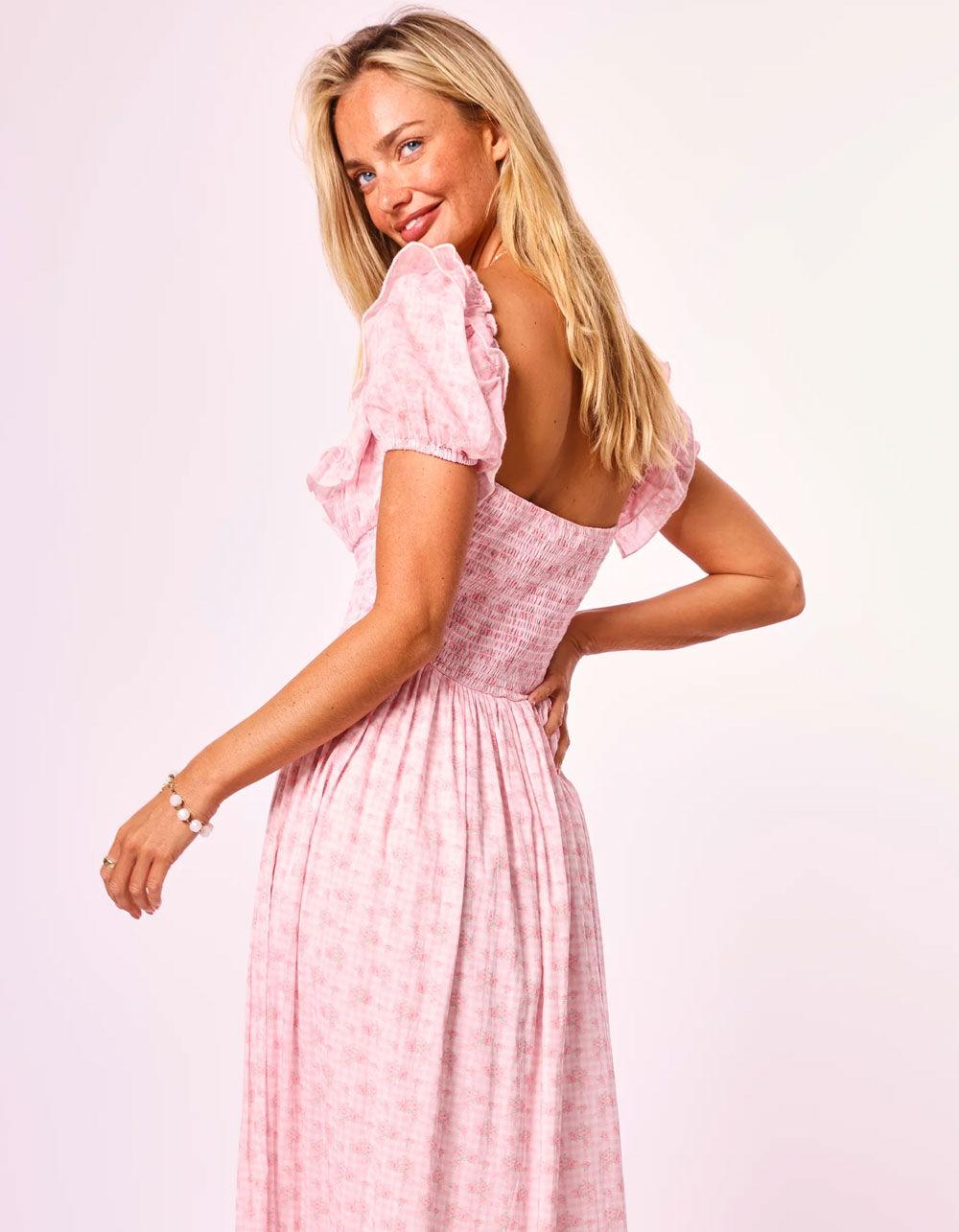 AMY JANE LONDON Adeline Womens Maxi Dress - PINK Product Image