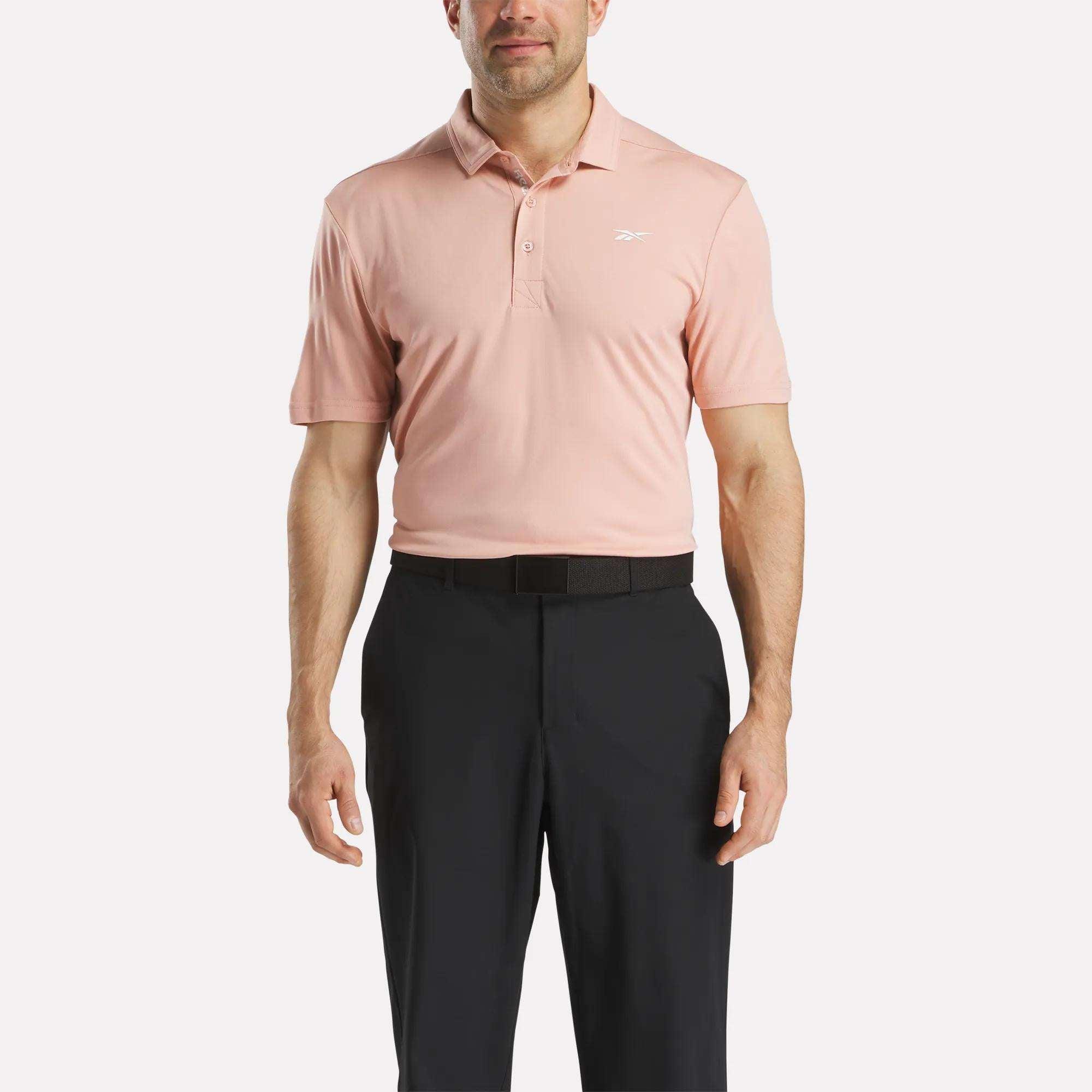 Men's Short Sleeve Oxford Knit Pique Polo Shirt Male Product Image