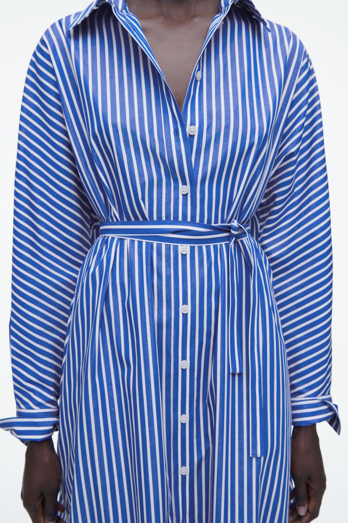 RELAXED COTTON SHIRT DRESS Product Image