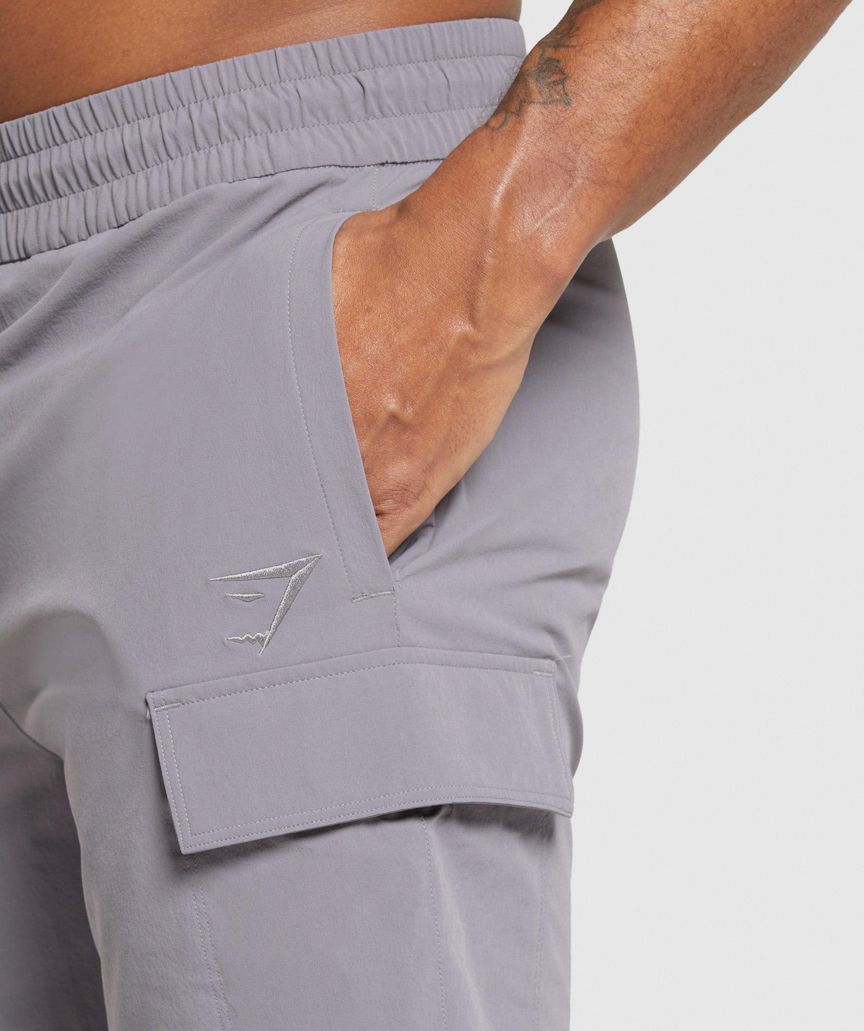 Gymshark Stretch Woven Cargo Shorts - Medium Grey Male Product Image